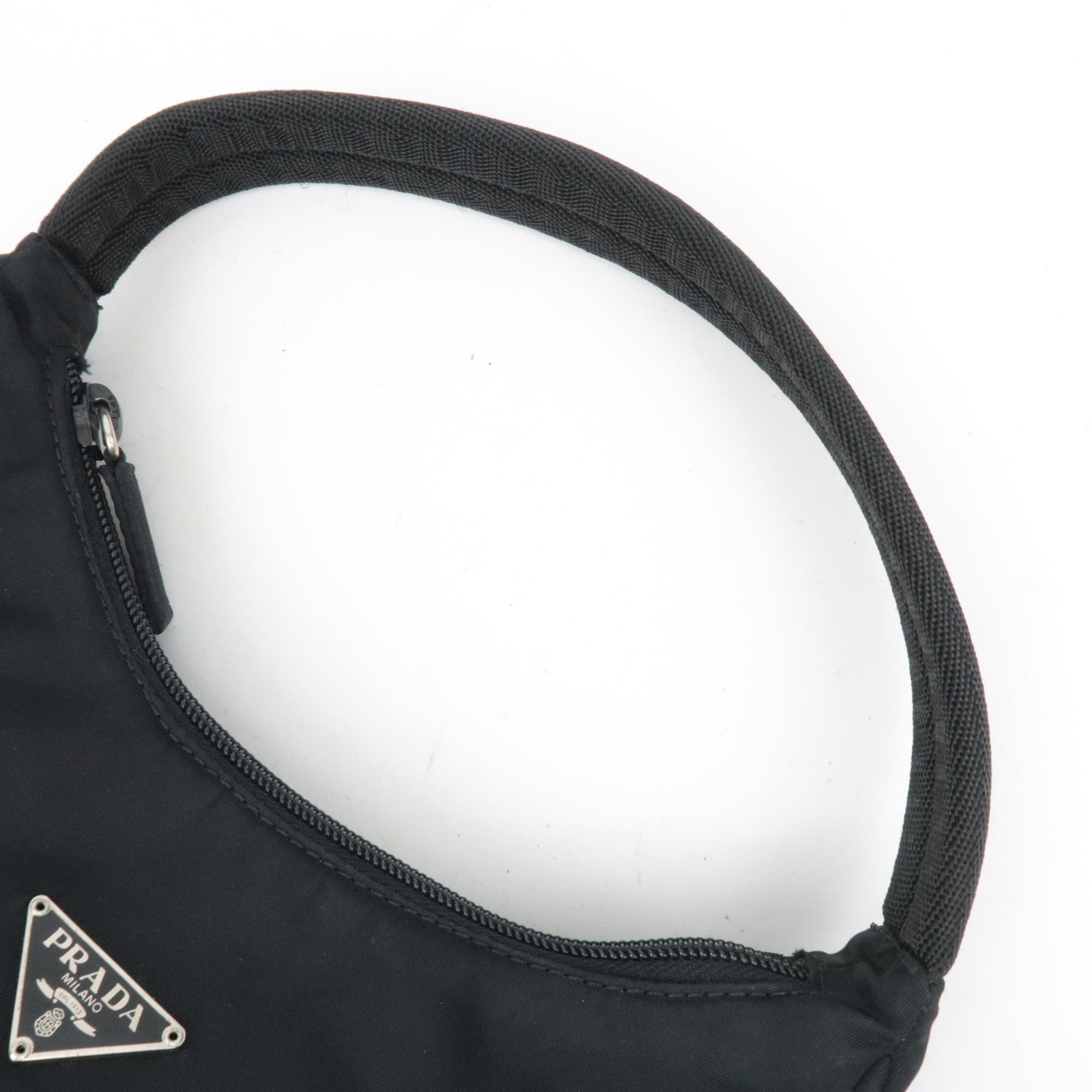 PRADA Nylon Small Handbag Black