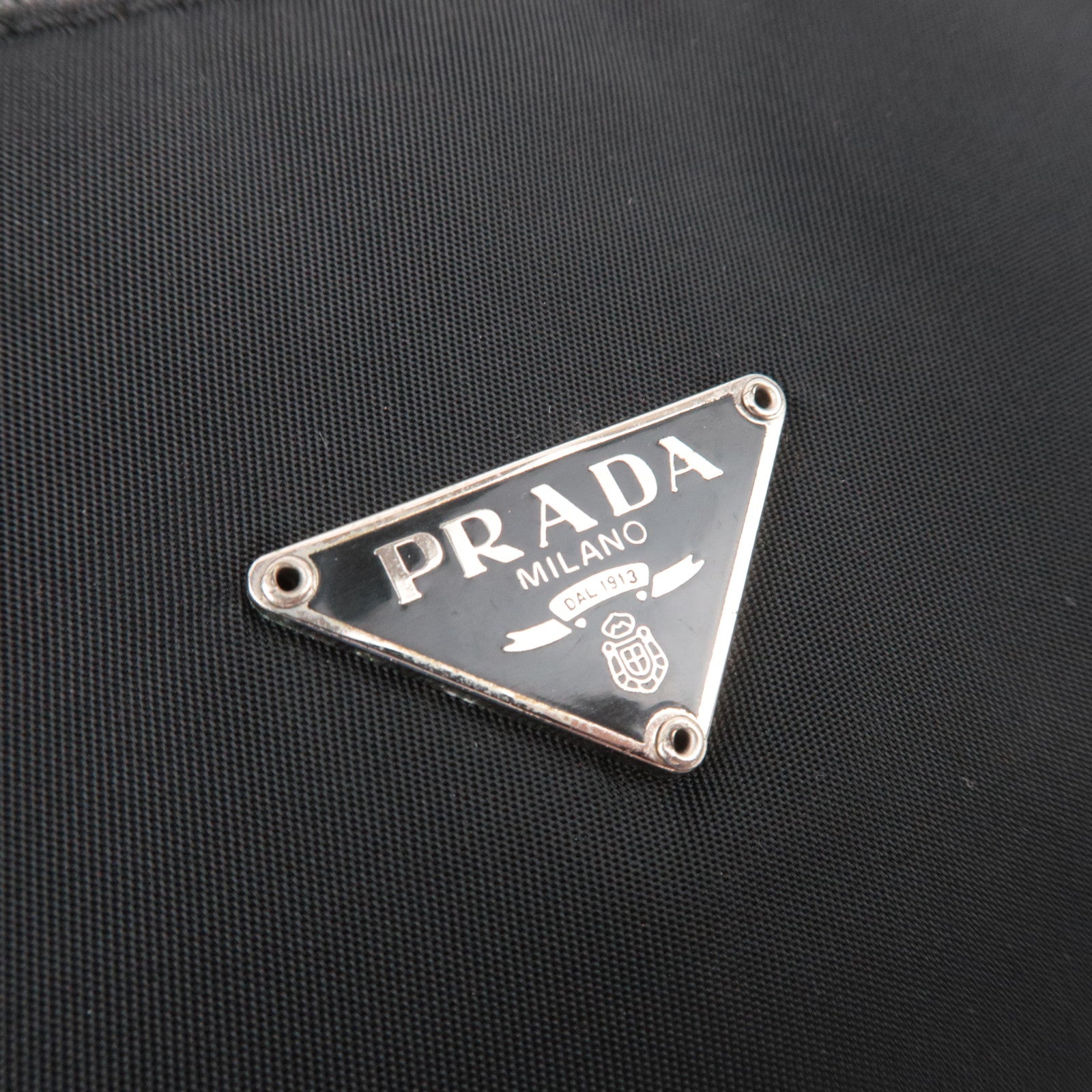 PRADA Nylon Small Handbag Black