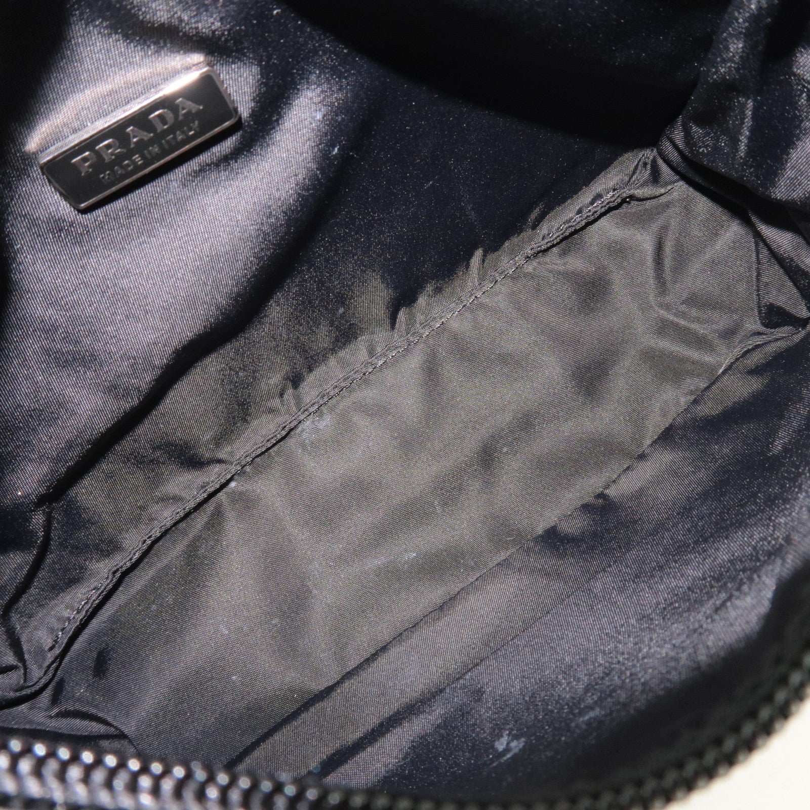 PRADA Nylon Small Handbag Black