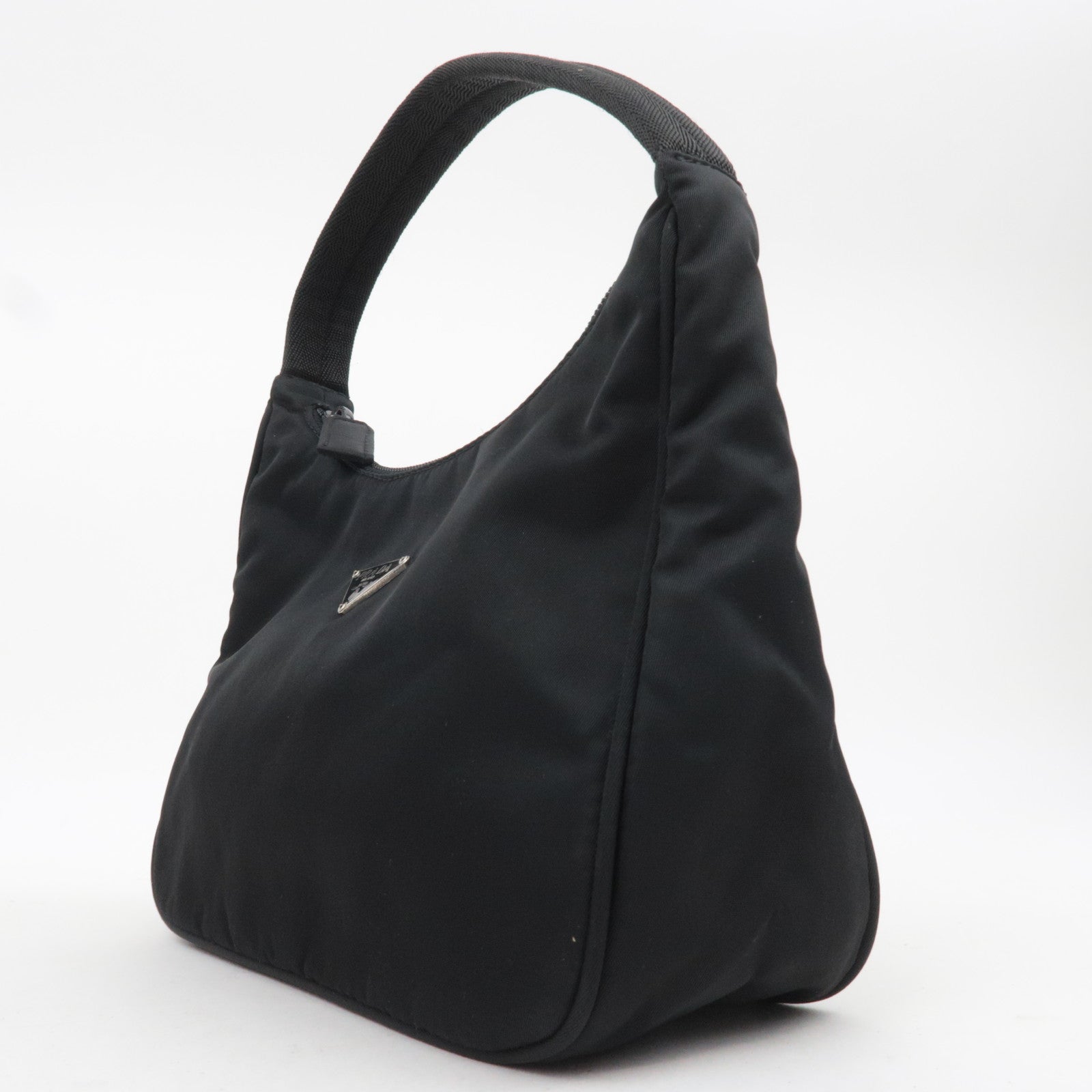 PRADA Nylon Small Handbag Black