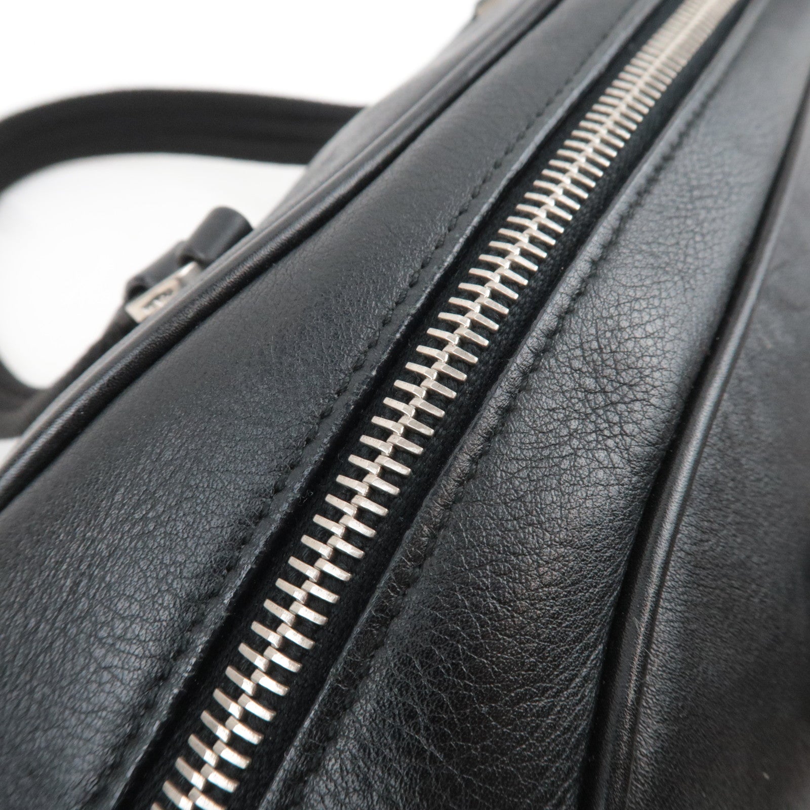 PRADA Leather Shoulder Bag Black
