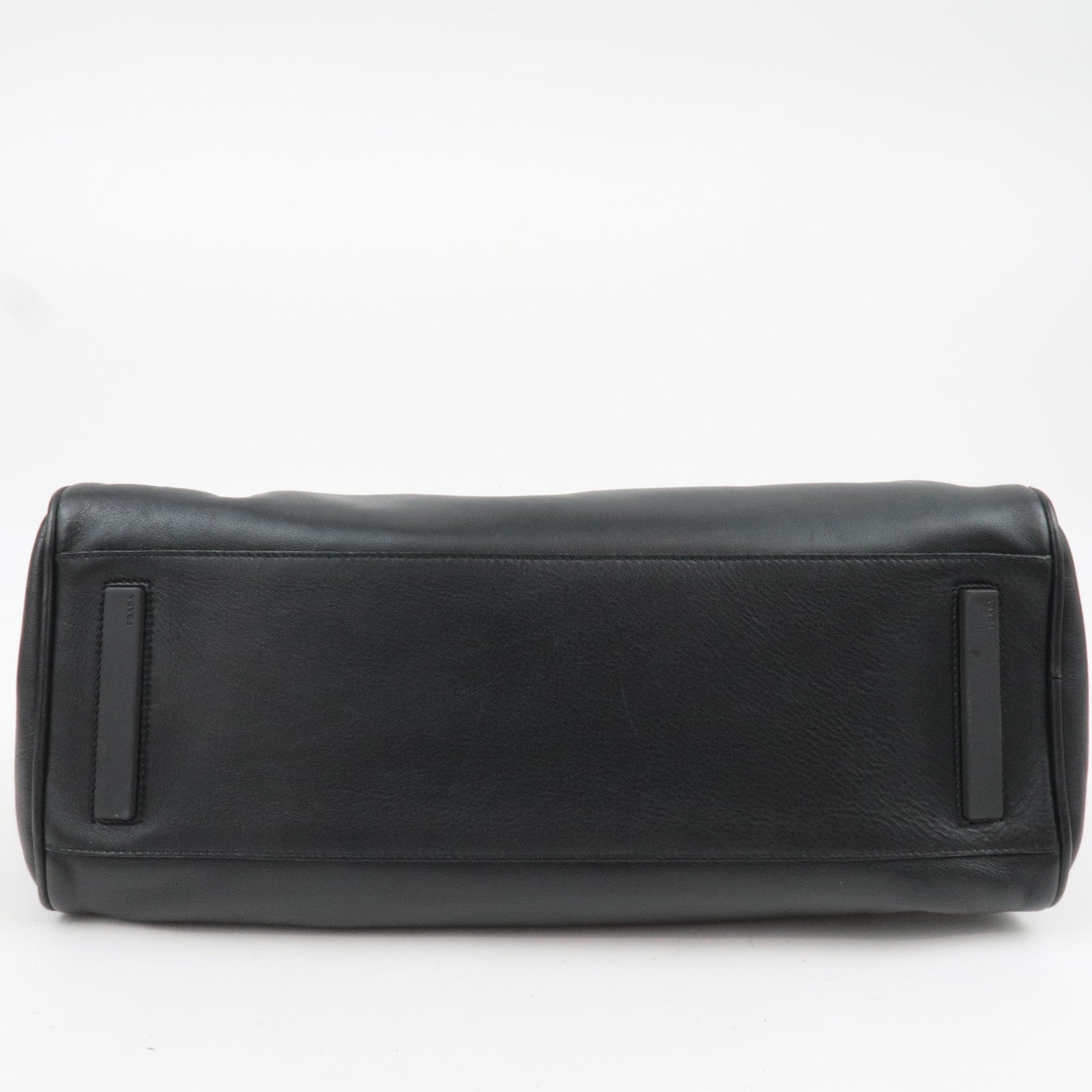 PRADA Leather Shoulder Bag Black
