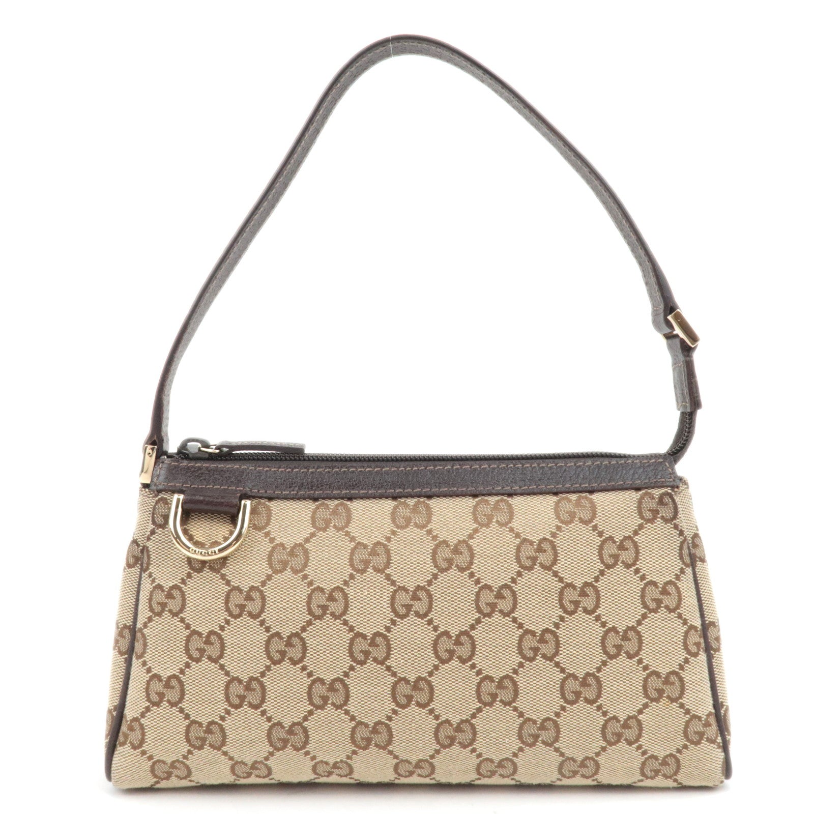 GUCCI Abby GG Canvas Small Shoulder Bag Brown 14575088604