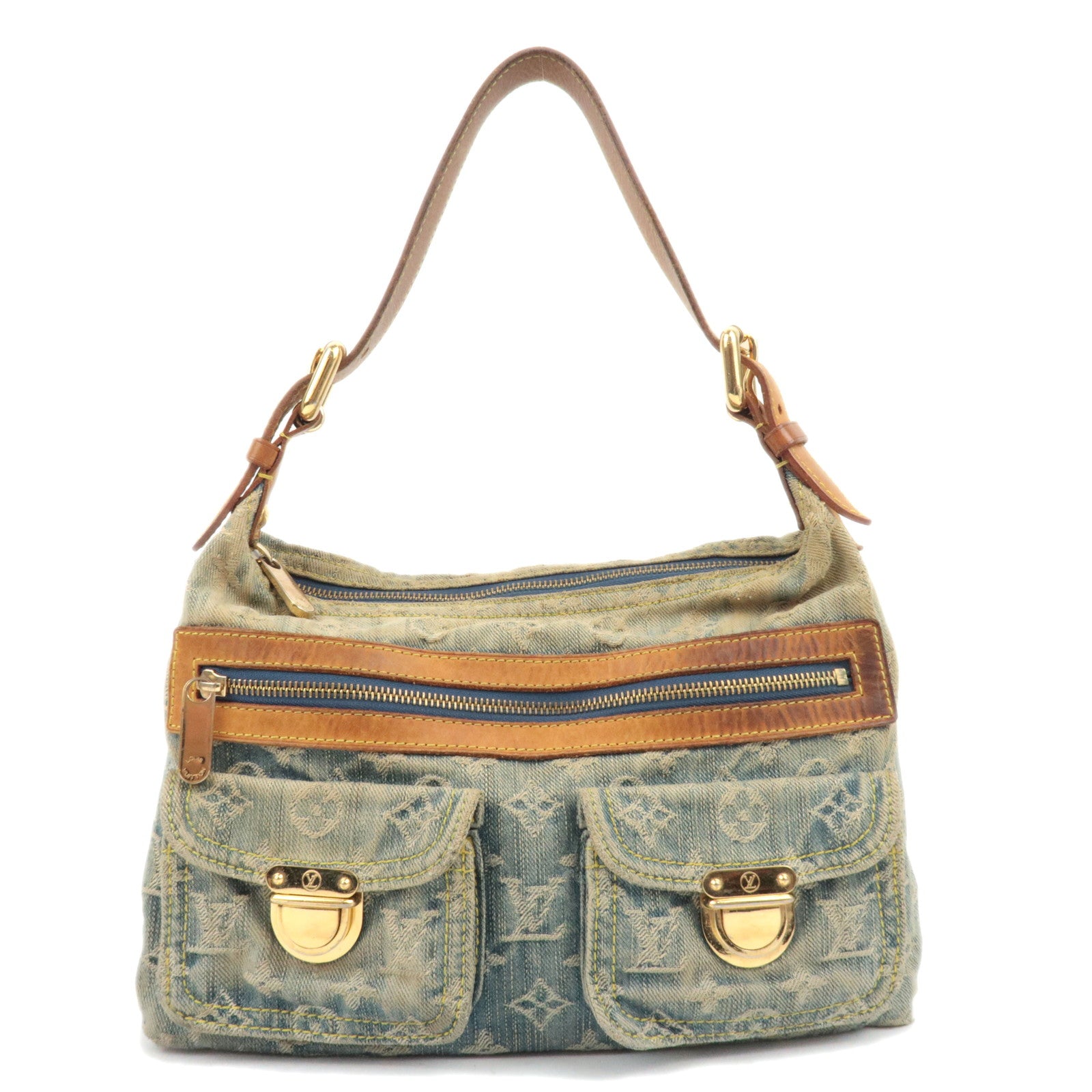 Louis Vuitton Monogram Denim Baggy PM Shoulder Bag M9504988617