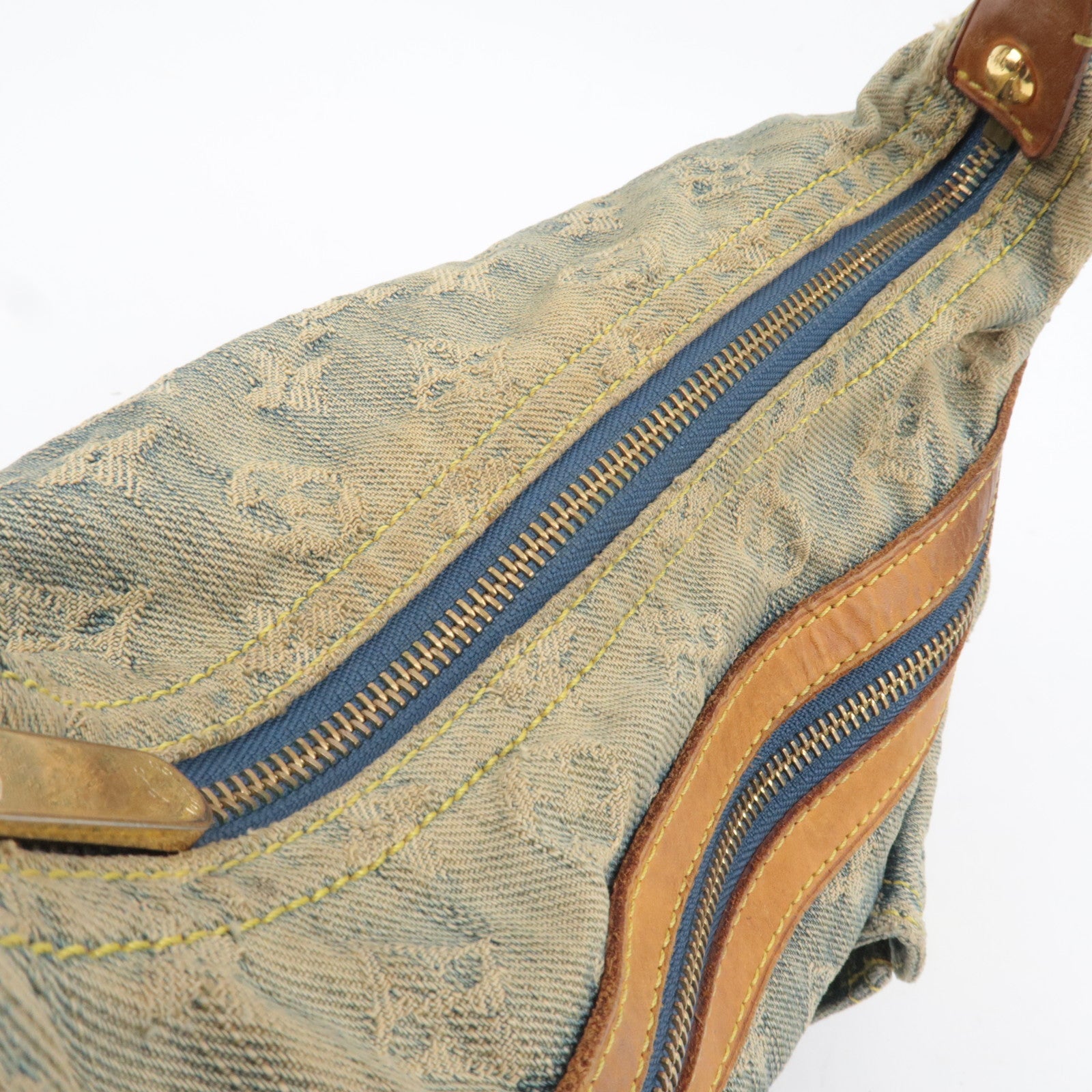 Louis Vuitton Monogram Denim Baggy PM Shoulder Bag M95049