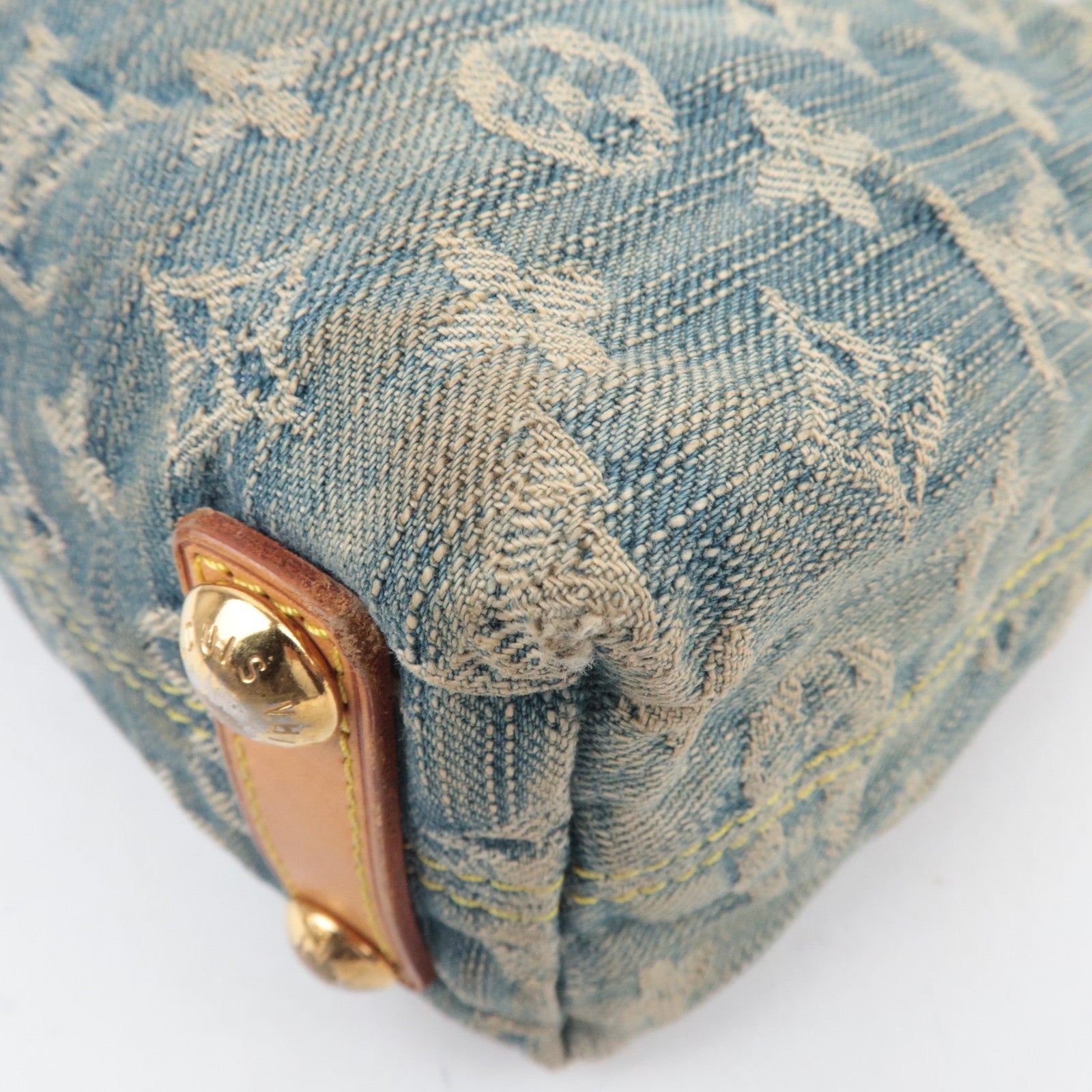 Louis Vuitton Monogram Denim Baggy PM Shoulder Bag M95049