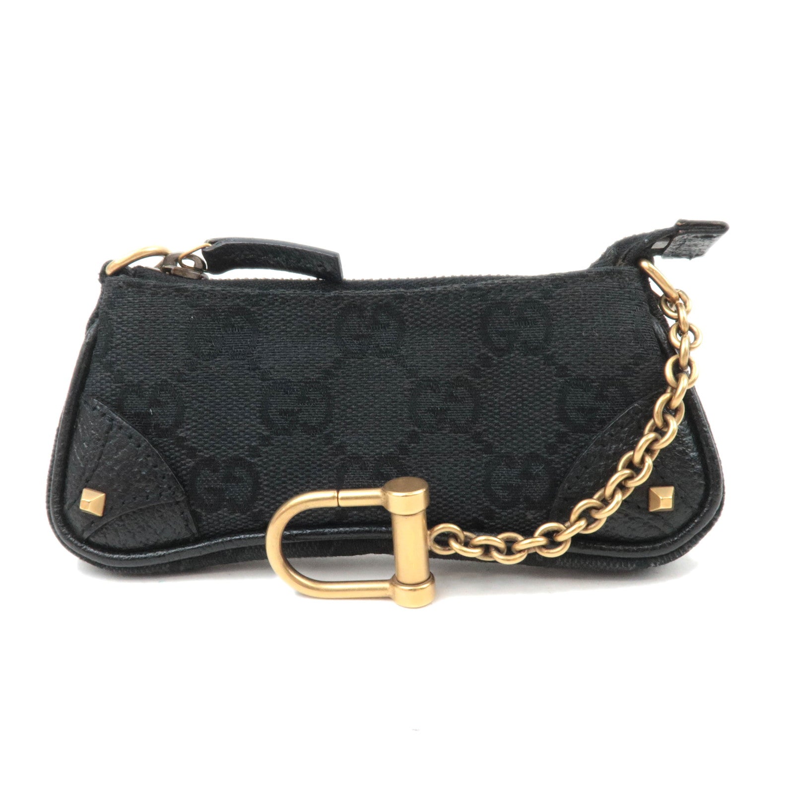 GUCCI GG Canvas Coin Case Black 12097388641