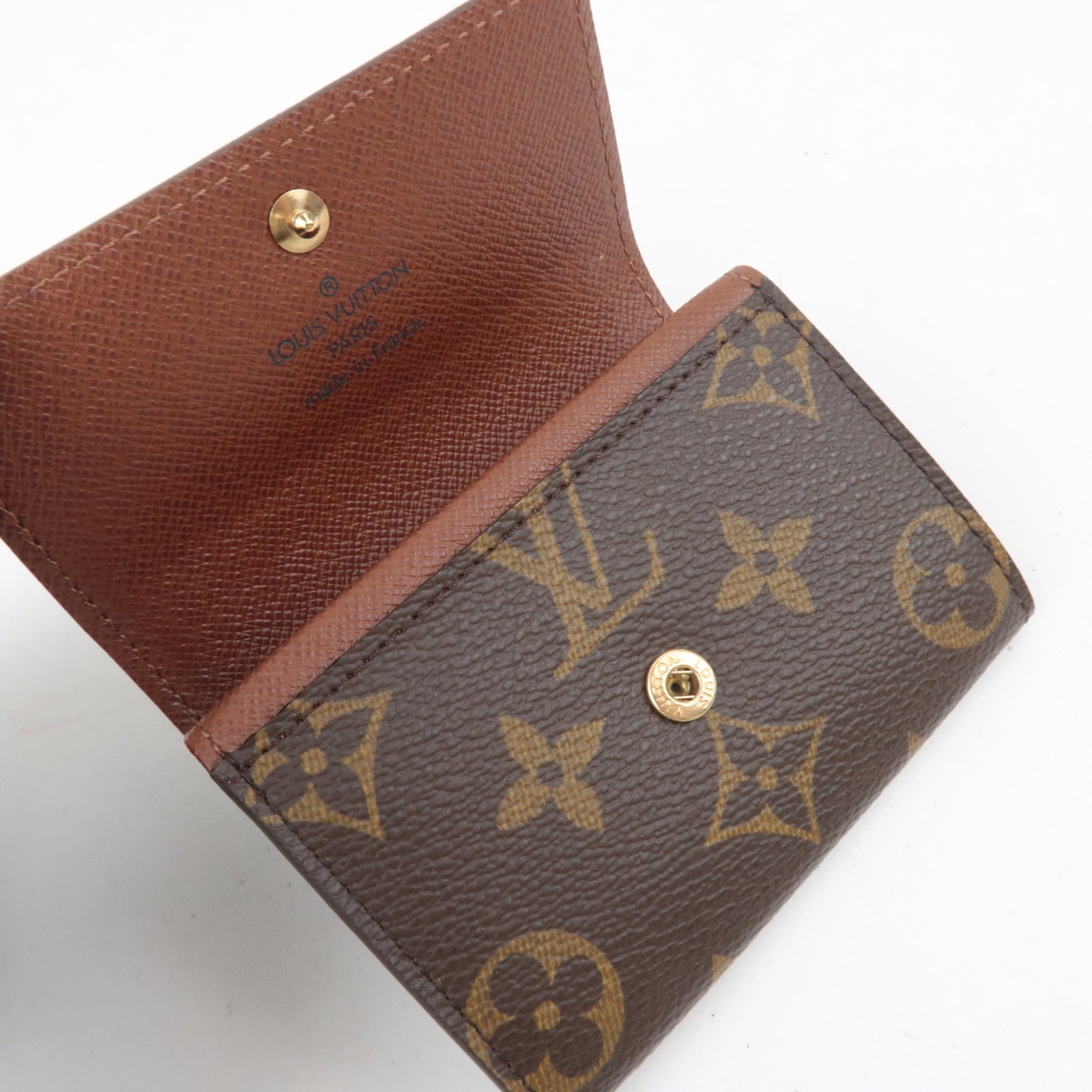 Louis Vuitton Monogram Porte Monnaie Plat Coin Purse M61930