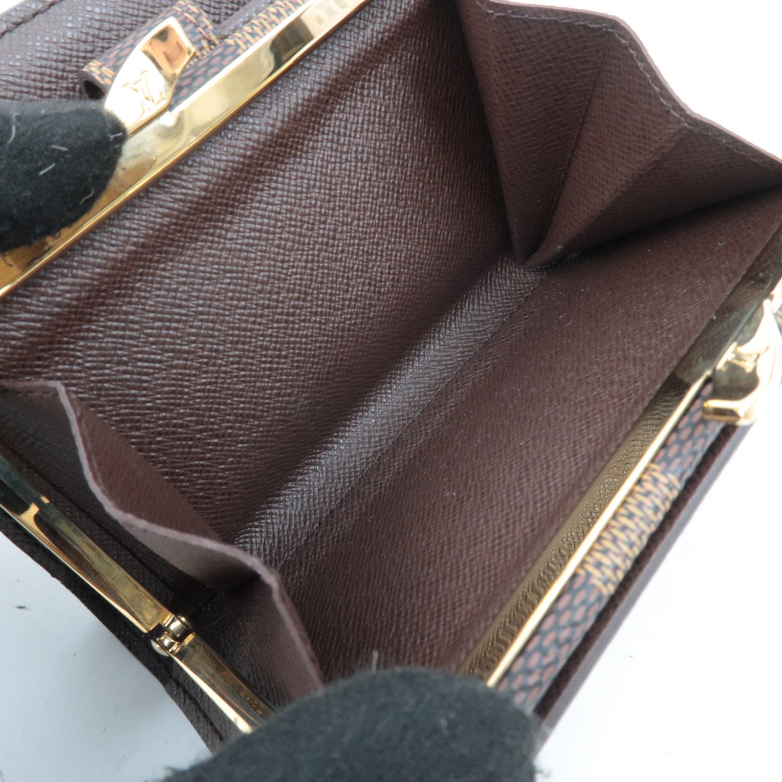 Louis Vuitton Damier Porte Monnaie Viennois Wallet N61664
