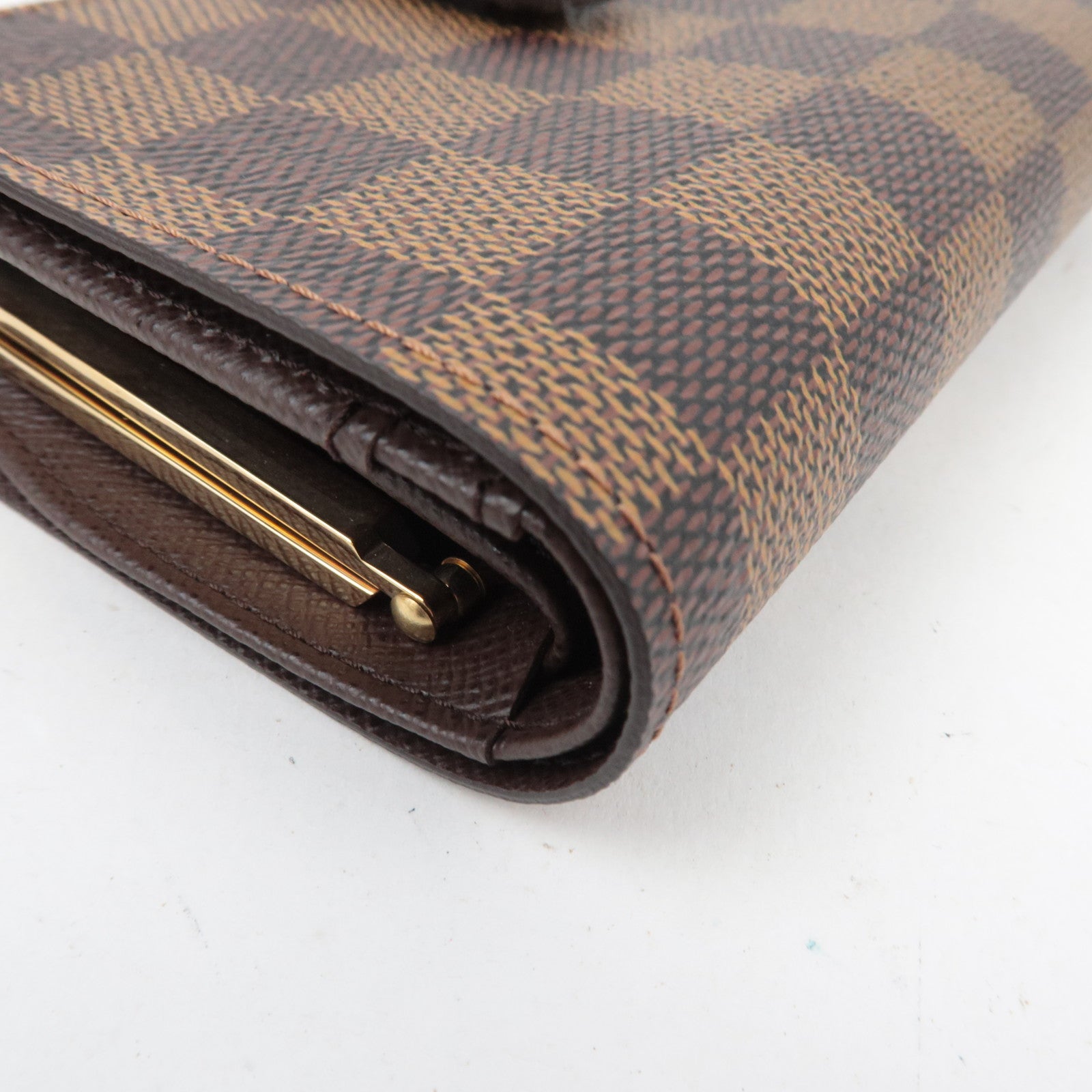 Louis Vuitton Damier Porte Monnaie Viennois Wallet N61664