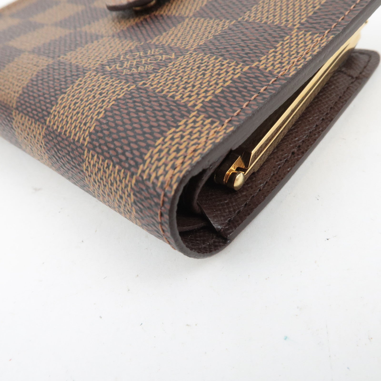 Louis Vuitton Damier Porte Monnaie Viennois Wallet N61664