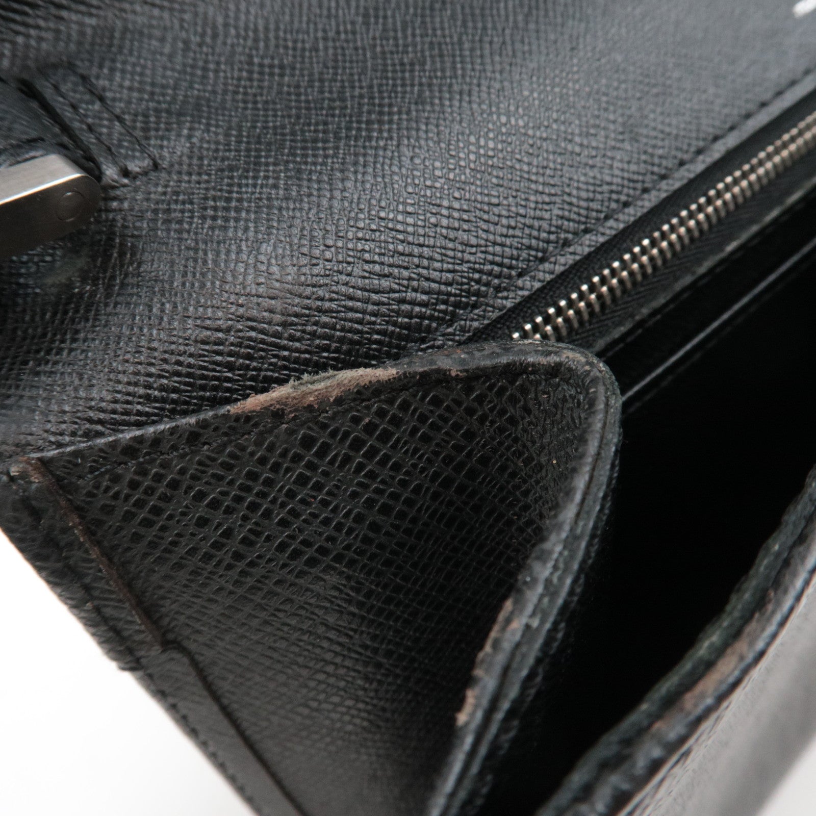 Louis Vuitton Taiga Selenga Clutch Bag Ardoise M30782