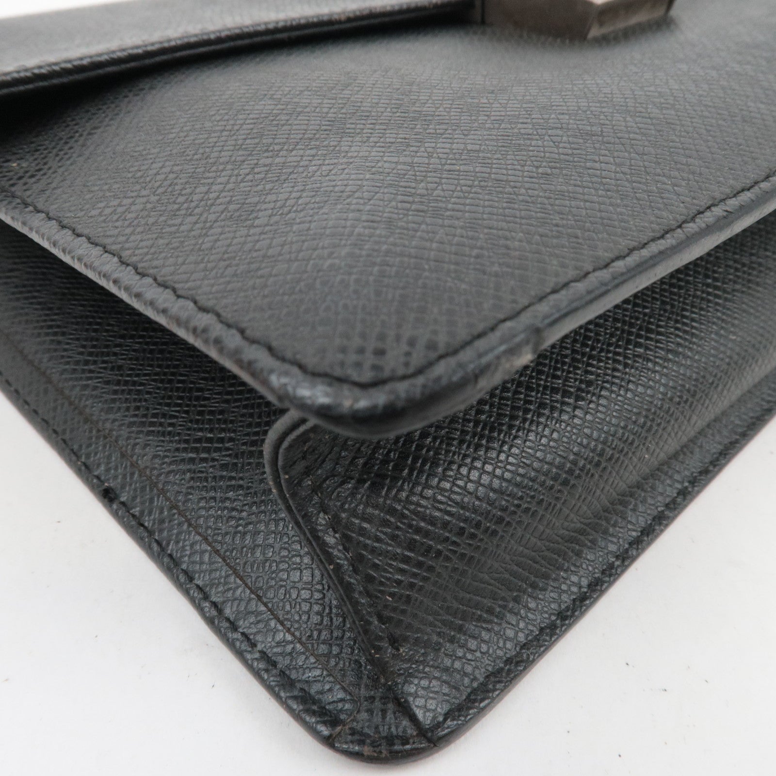 Louis Vuitton Taiga Selenga Clutch Bag Ardoise M30782