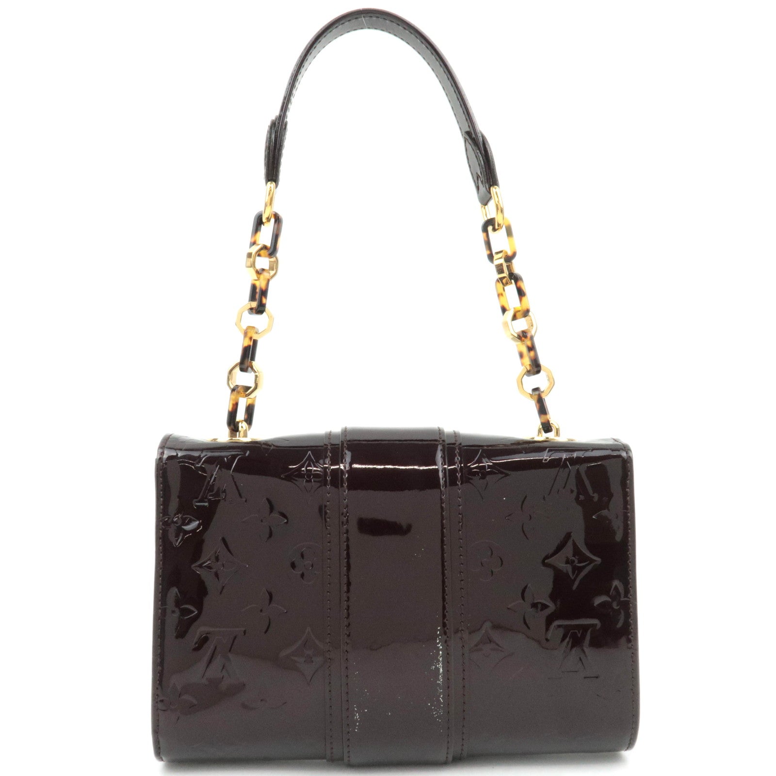Louis Vuitton Monogram Vernis Vermont Avenue Shoulder Bag Amarante M91279