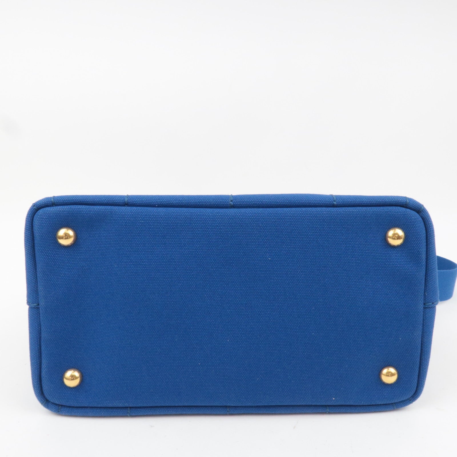 PPRADA Canapa Mini 2Way Canvas Tote Bag Blue 1BG439