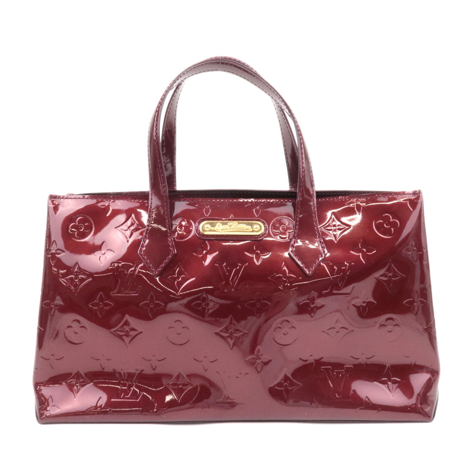 Louis Vuitton Monogram Vernis Wilshire PM Handbag Rouge Fauviste M9164488777