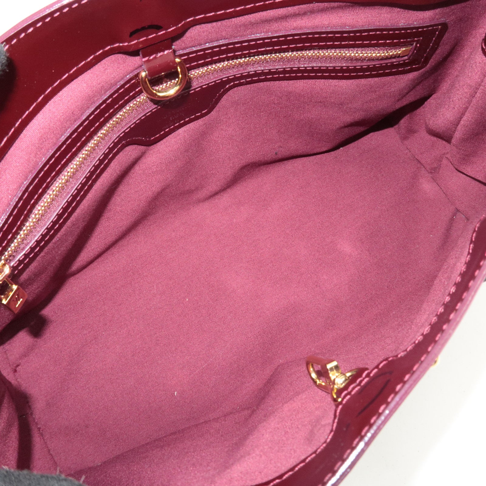 Louis Vuitton Monogram Vernis Wilshire PM Handbag Rouge Fauviste M91644