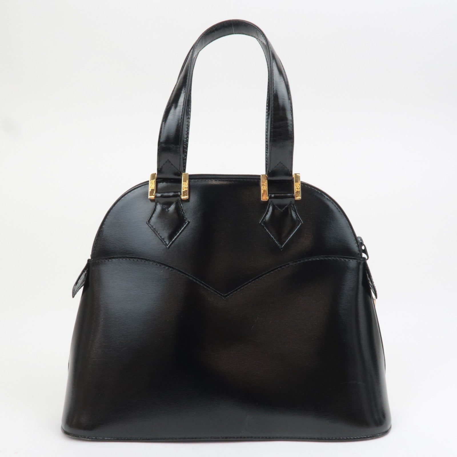 SAINT LAURENT YSL Leather Handbag Black