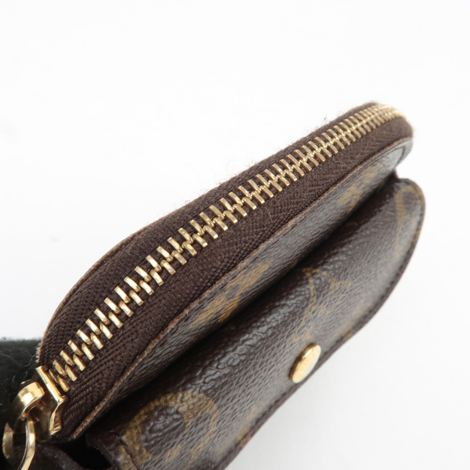 Louis Vuitton Monogram Porte Monnaie Shilling Coin Case M60025