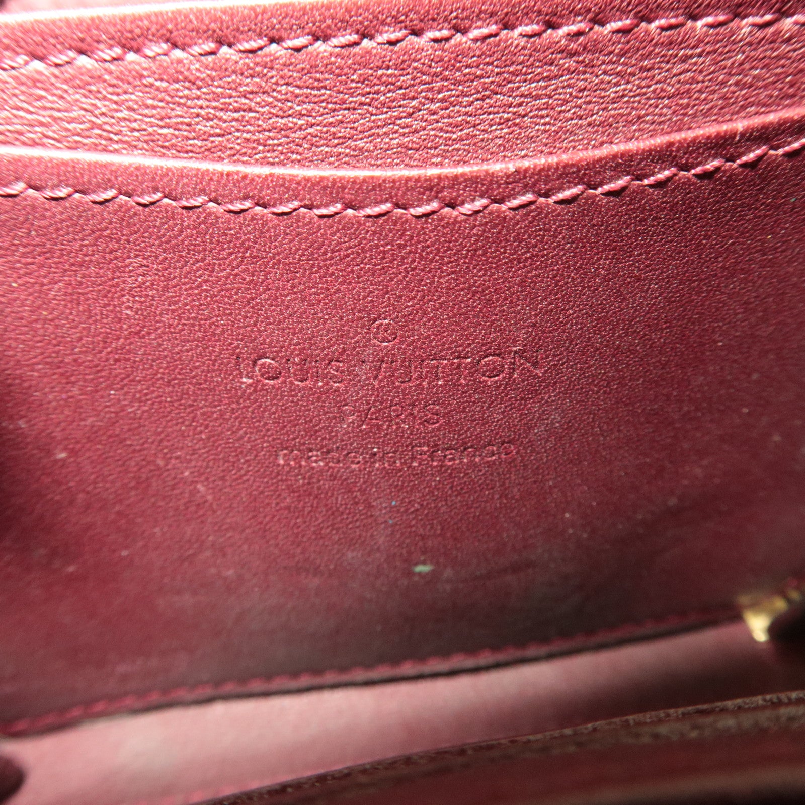 Louis Vuitton Monogram Vernis Zippy Coin Purse Rouge Fauviste M91534