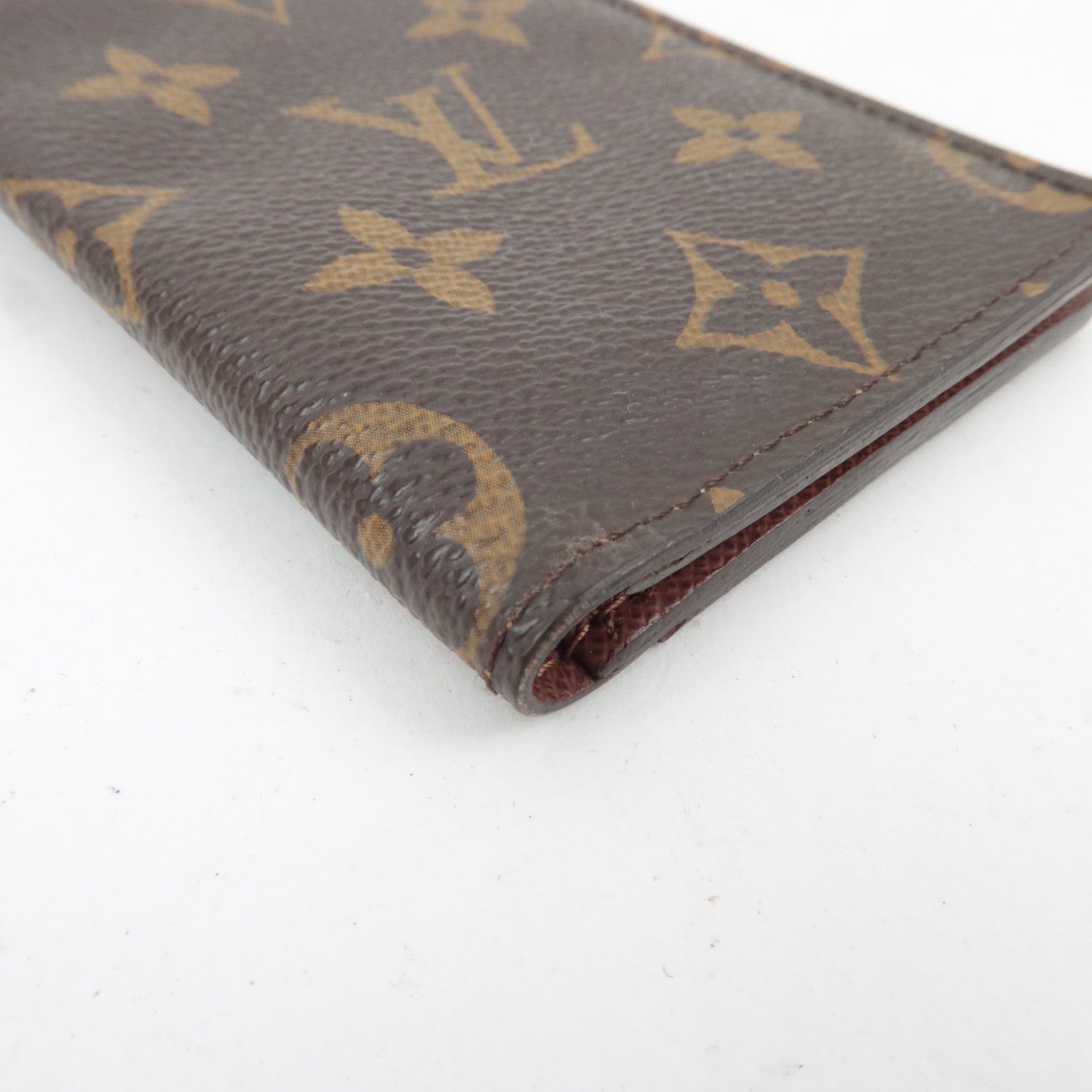 Louis Vuitton Monogram Porte Carte Pass Vertical Card Case M66541