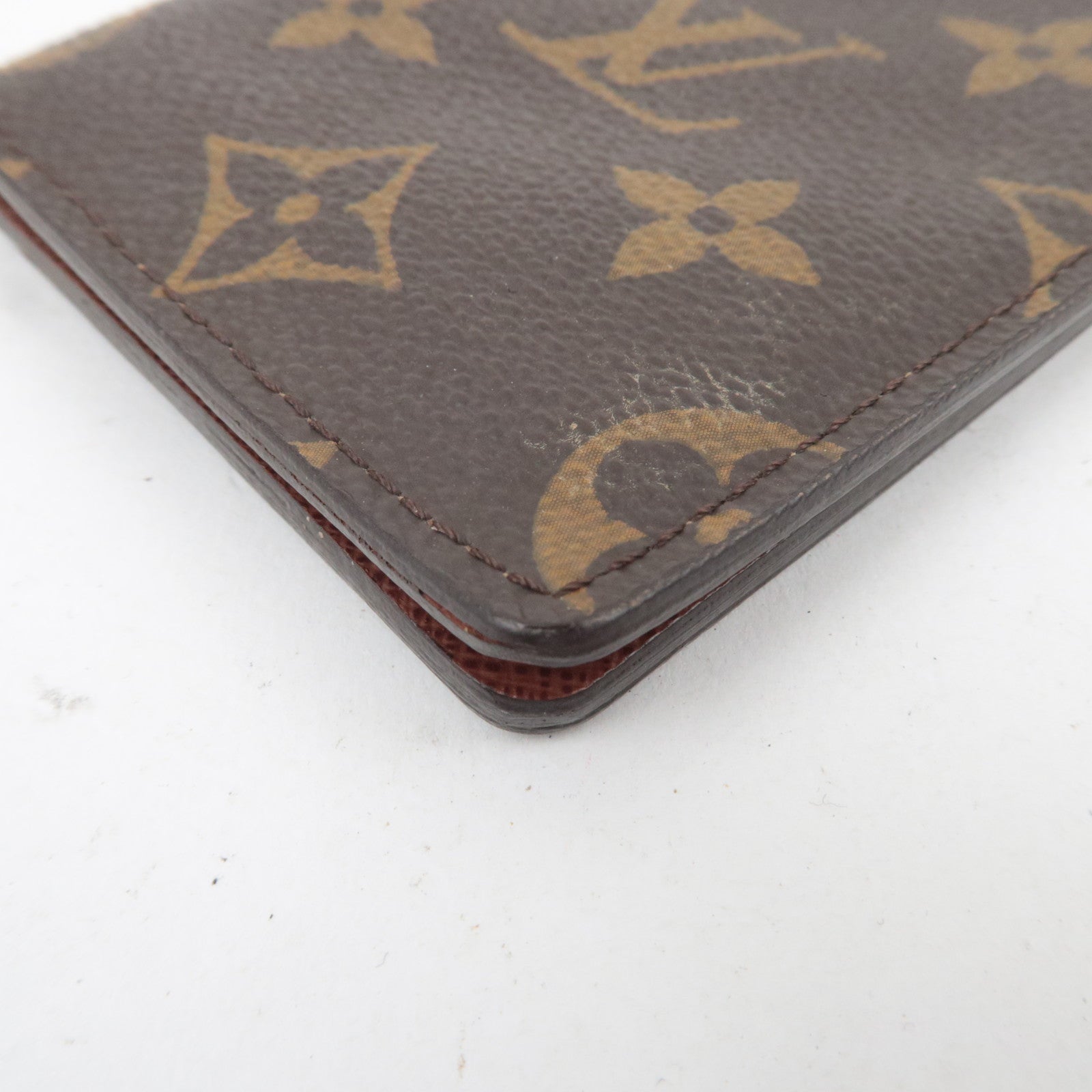 Louis Vuitton Monogram Porte Carte Pass Vertical Card Case M66541