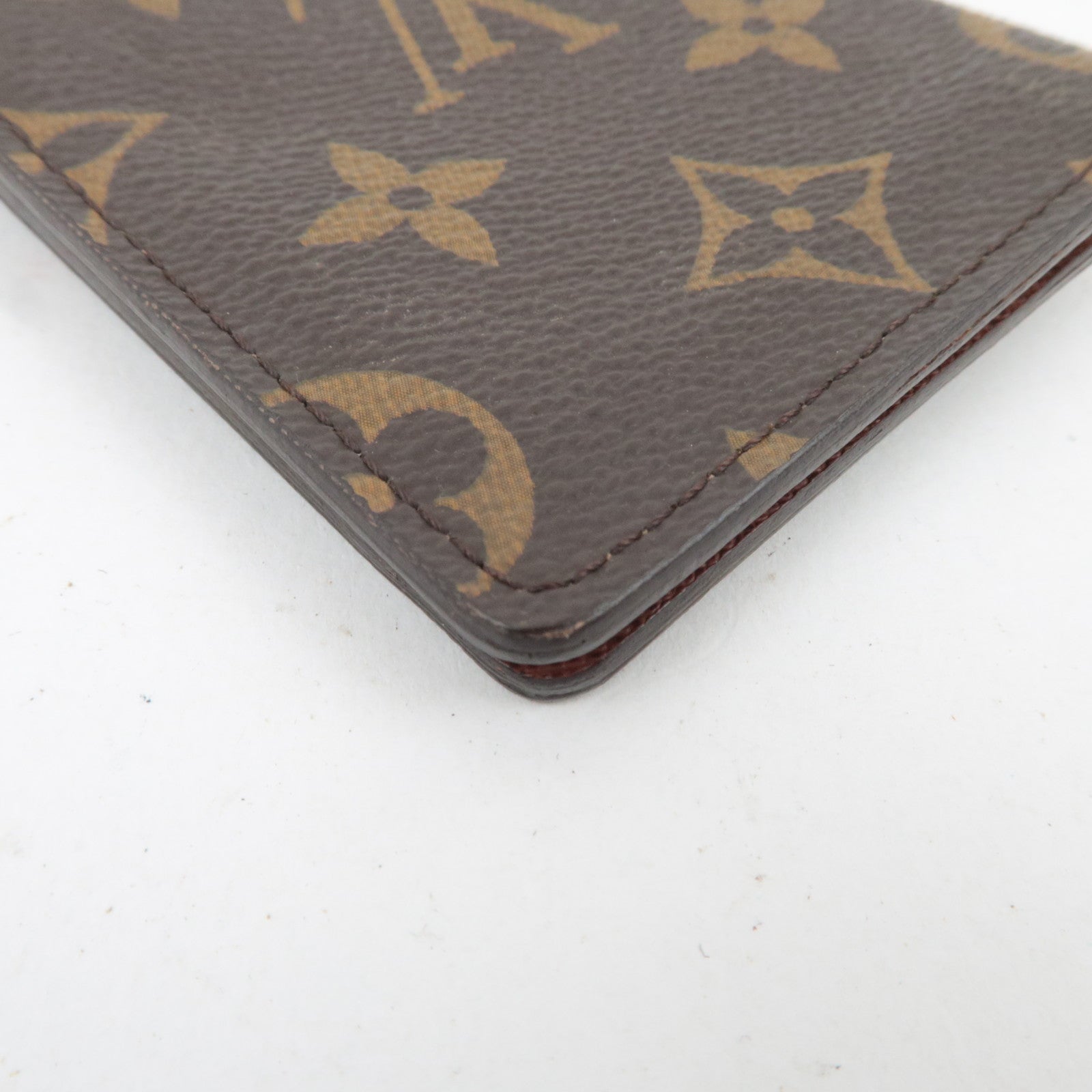 Louis Vuitton Monogram Porte Carte Pass Vertical Card Case M66541