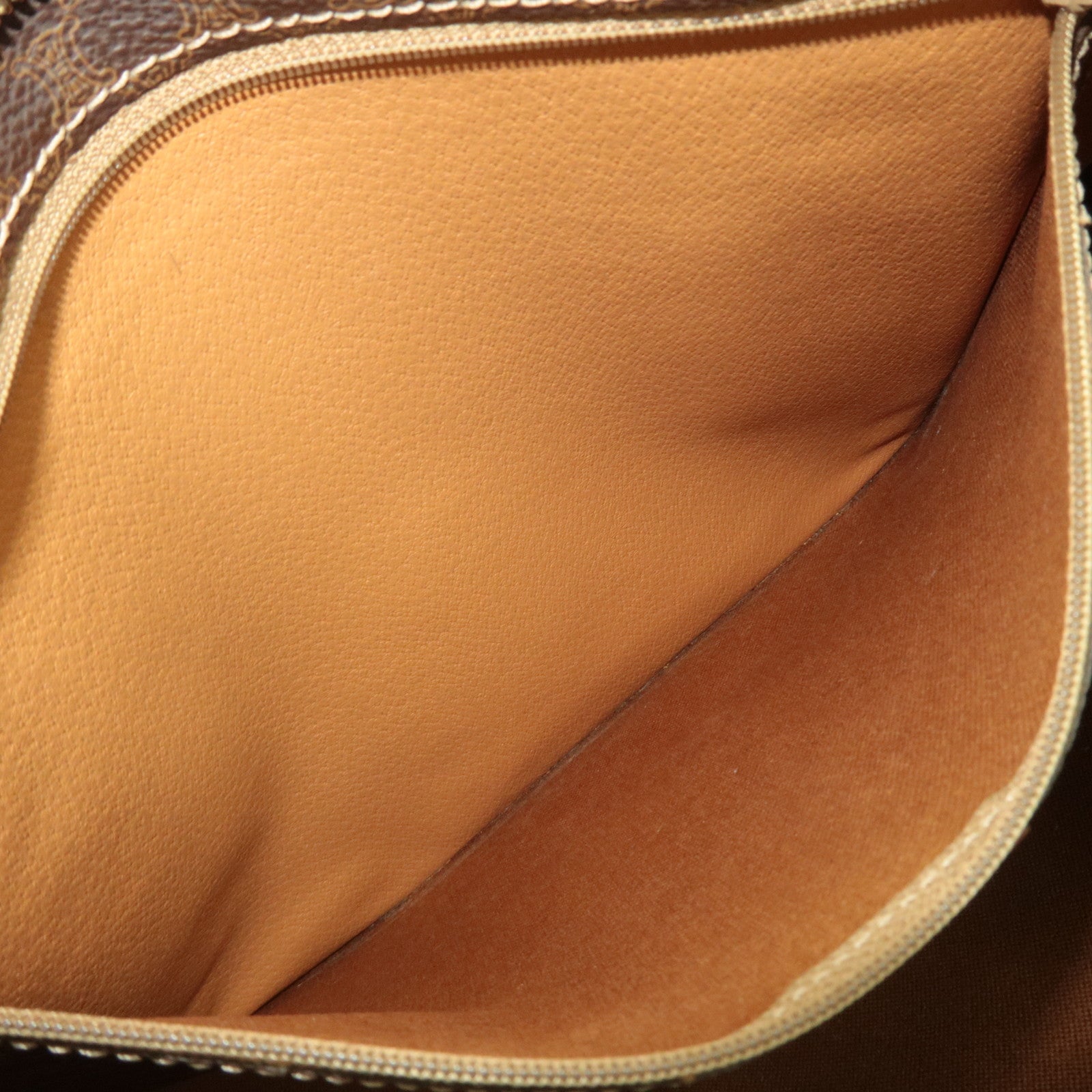 CELINE Macadam PVC Leather Tote Bag Brown