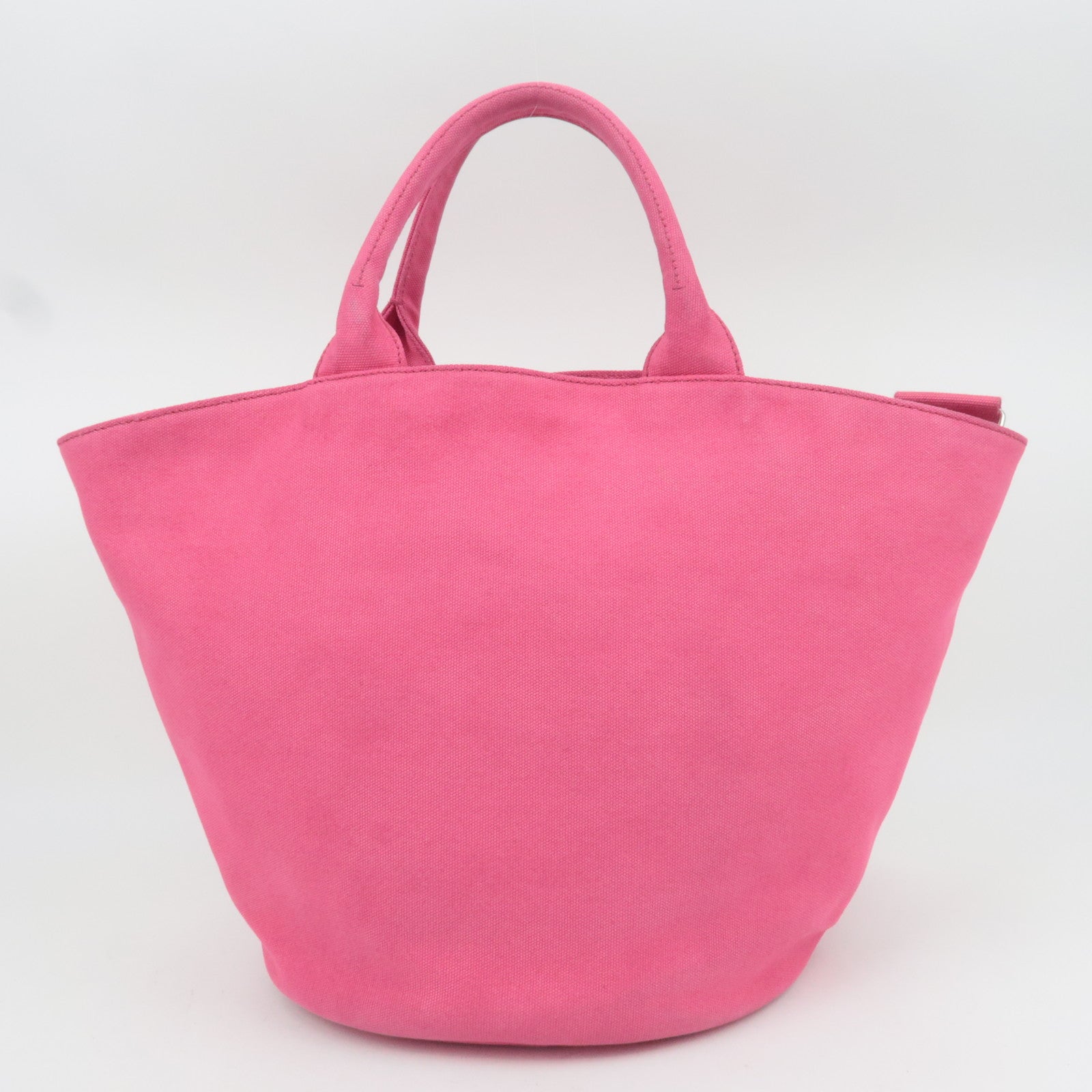 PRADA Canapa Canvas Tote Bag Pink 1BG163