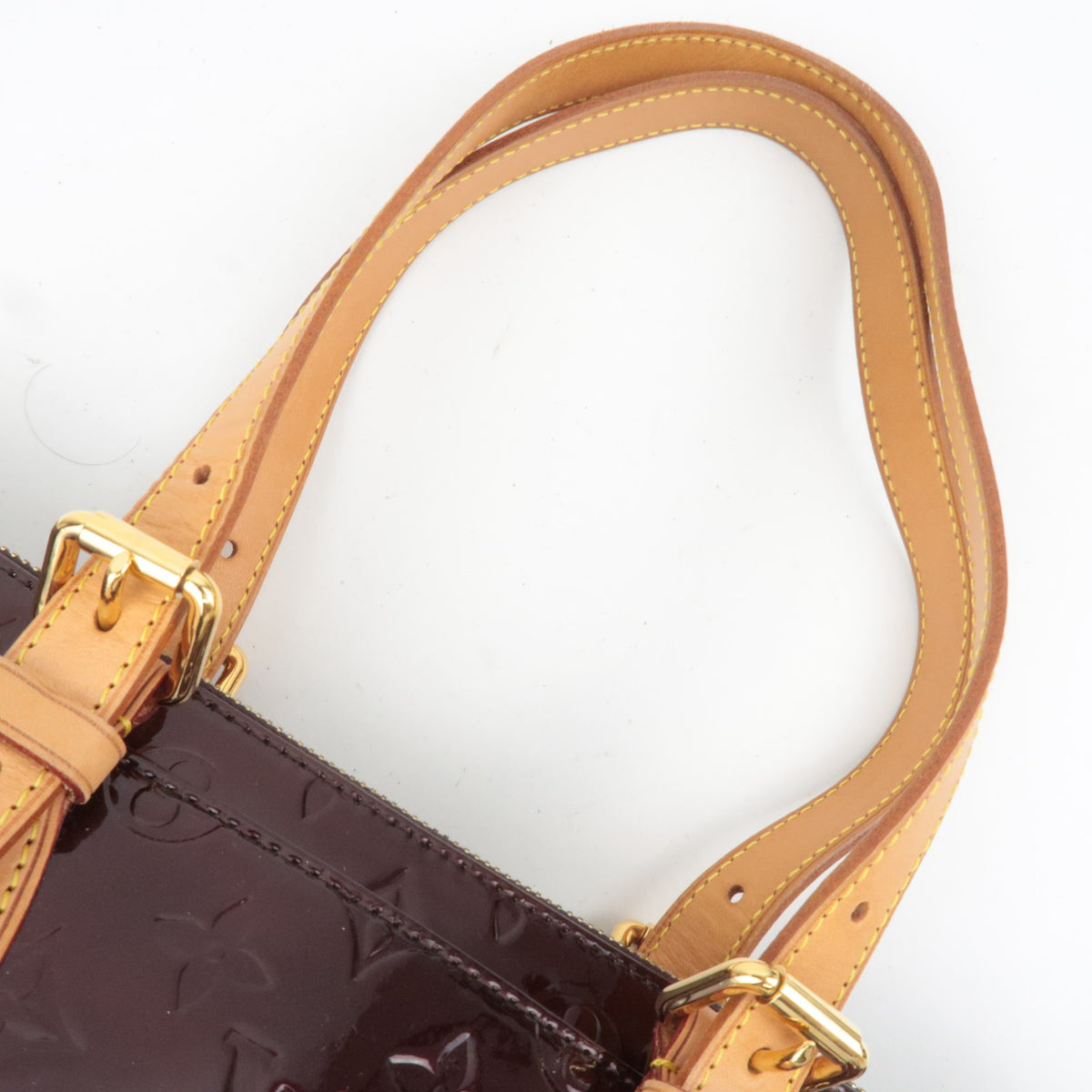 Louis Vuitton Monogram Vernis Rosewood Avenue Shoulder Bag Amarante M93510