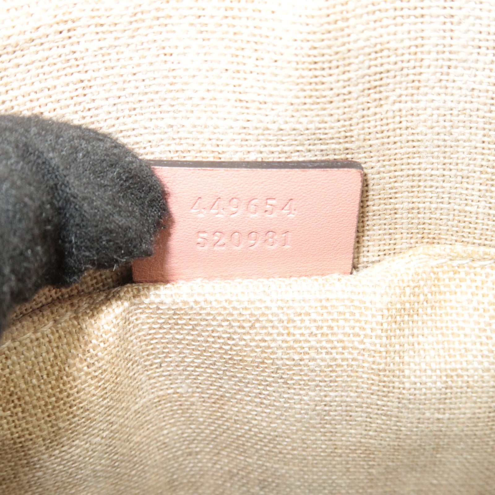 GUCCI Microguccissima 2Way Leather Handbag Pink 449654