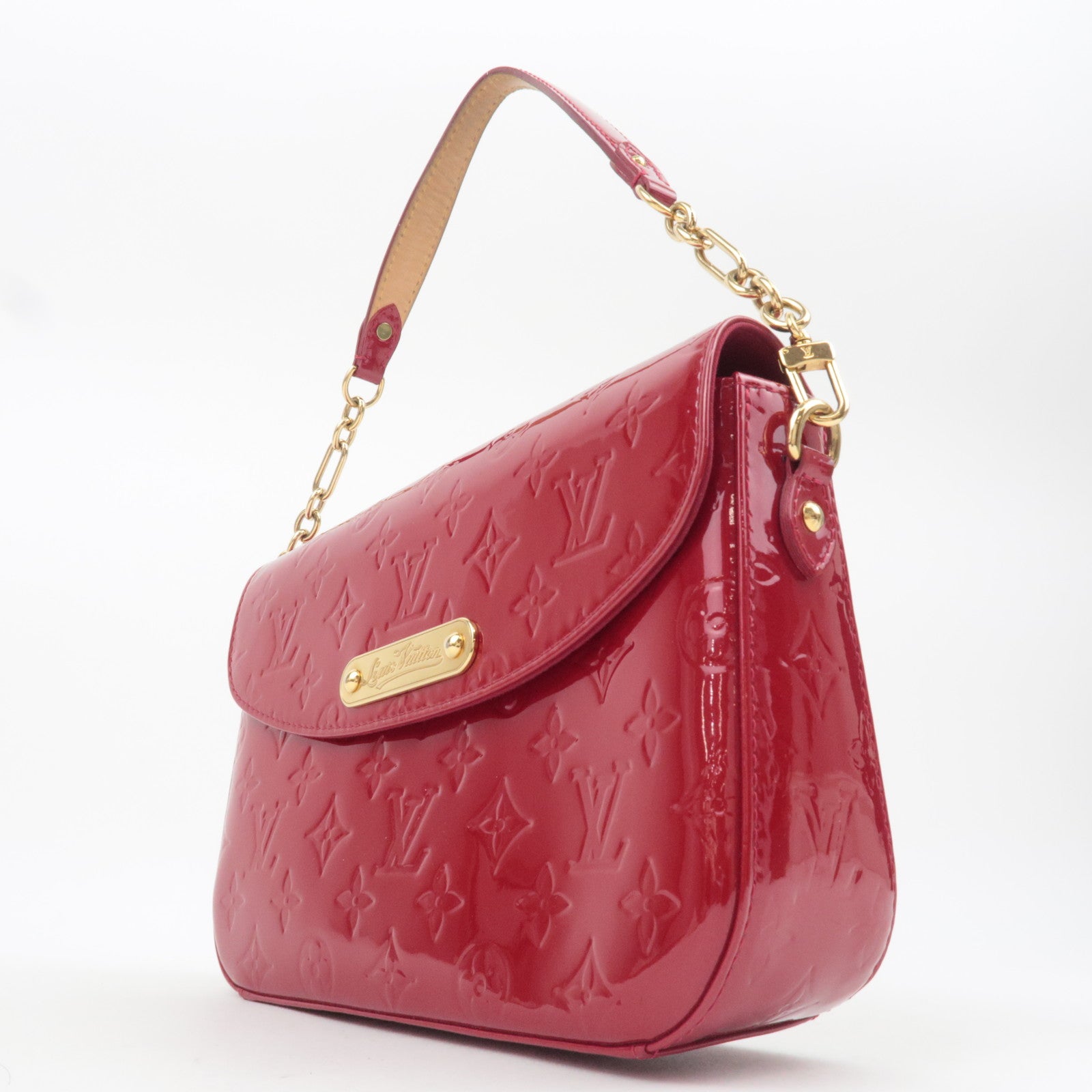 Louis Vuitton Monogram Vernis Rodeo Drive Shoulder Bag Pomme D'Amour M93599