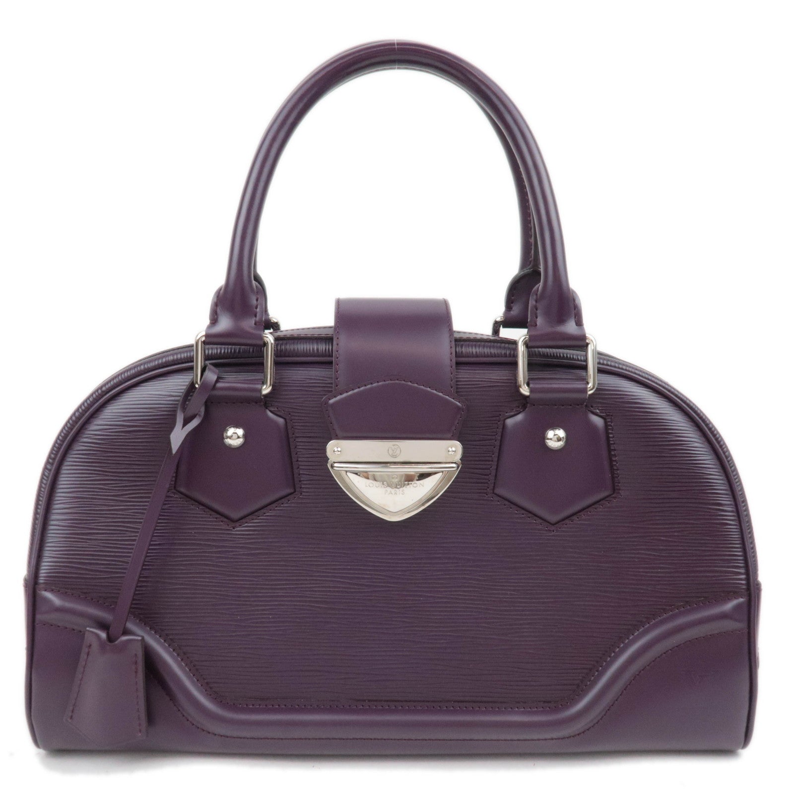 Louis Vuitton Epi Bowling Montaigne GM Handbag Cassis M5931K88894