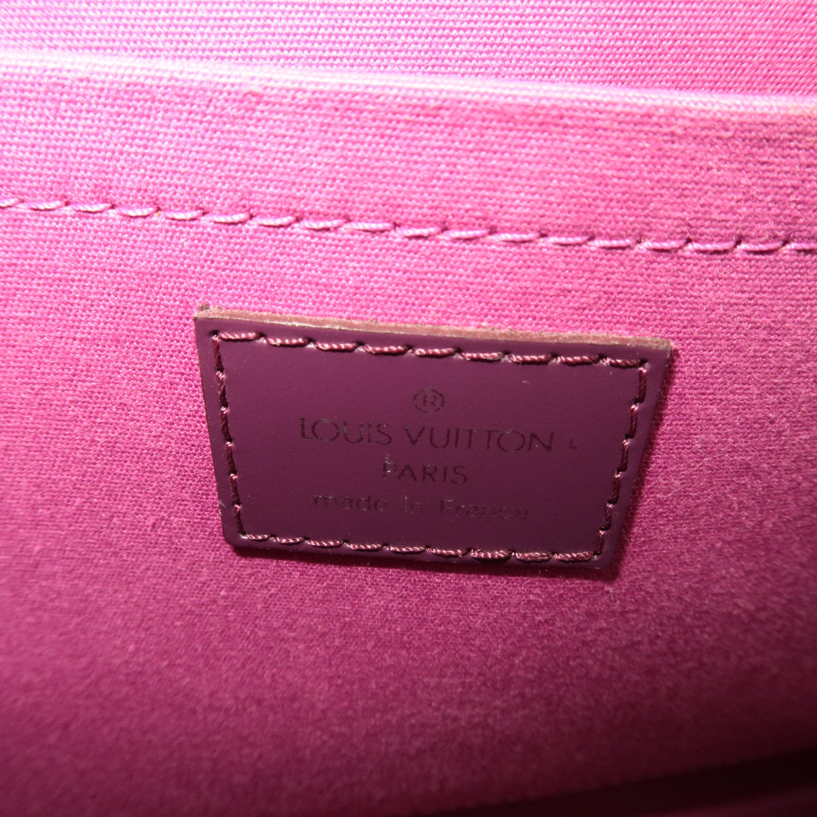 Louis Vuitton Epi Bowling Montaigne GM Handbag Cassis M5931K