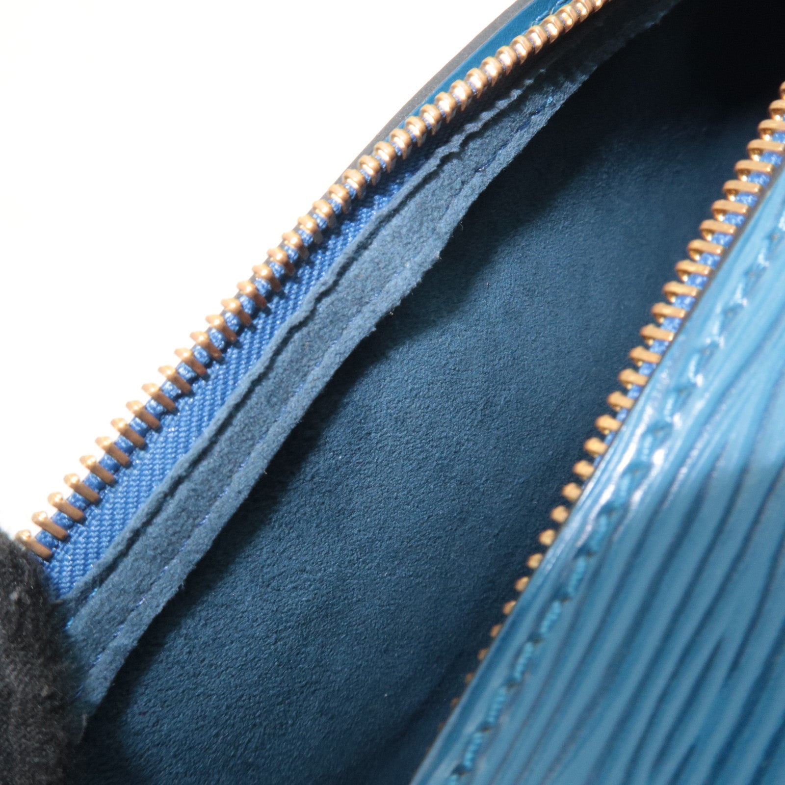 Louis Vuitton Epi Soufflot Shoulder Bag Toledo Blue M52225