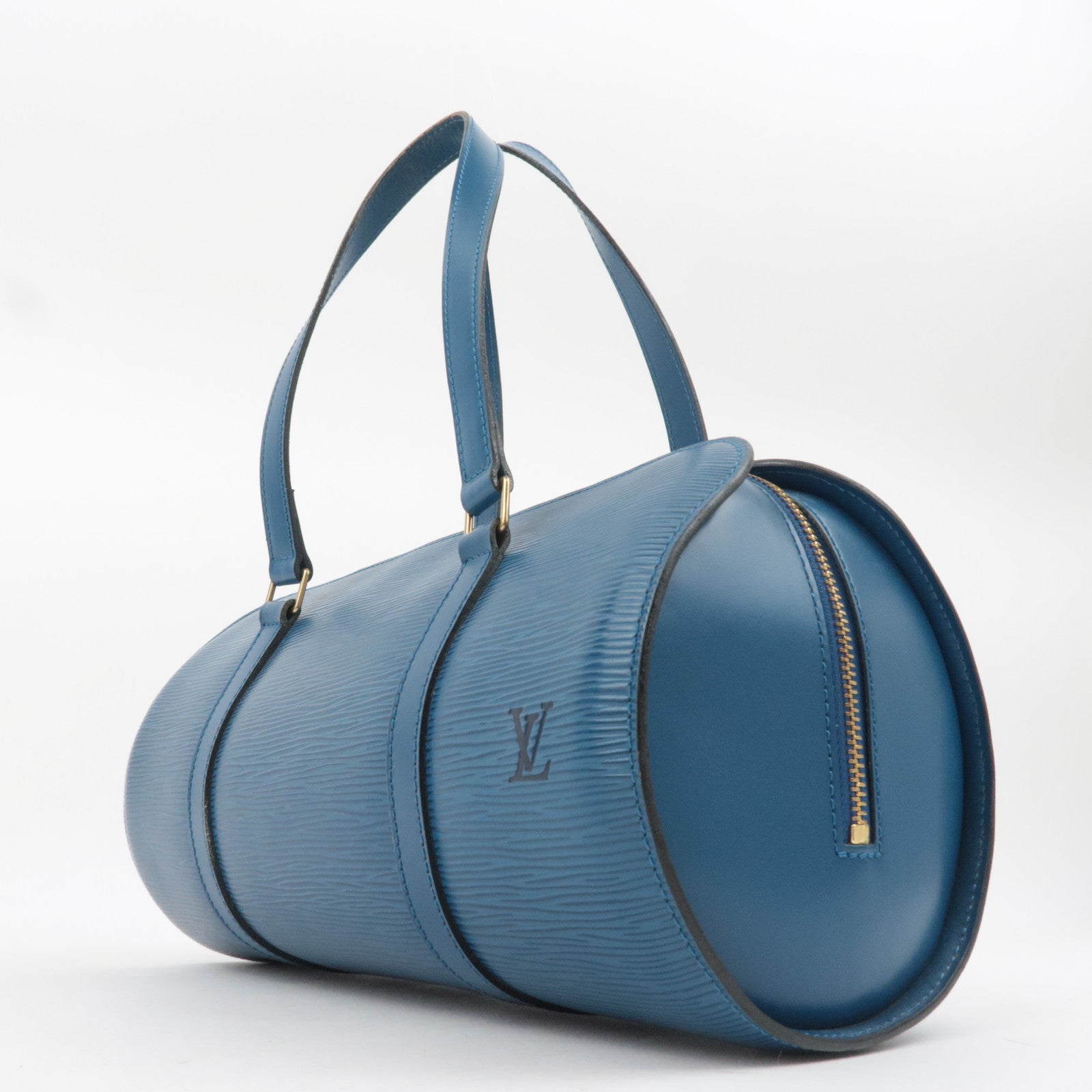 Louis Vuitton Epi Soufflot Shoulder Bag Toledo Blue M52225