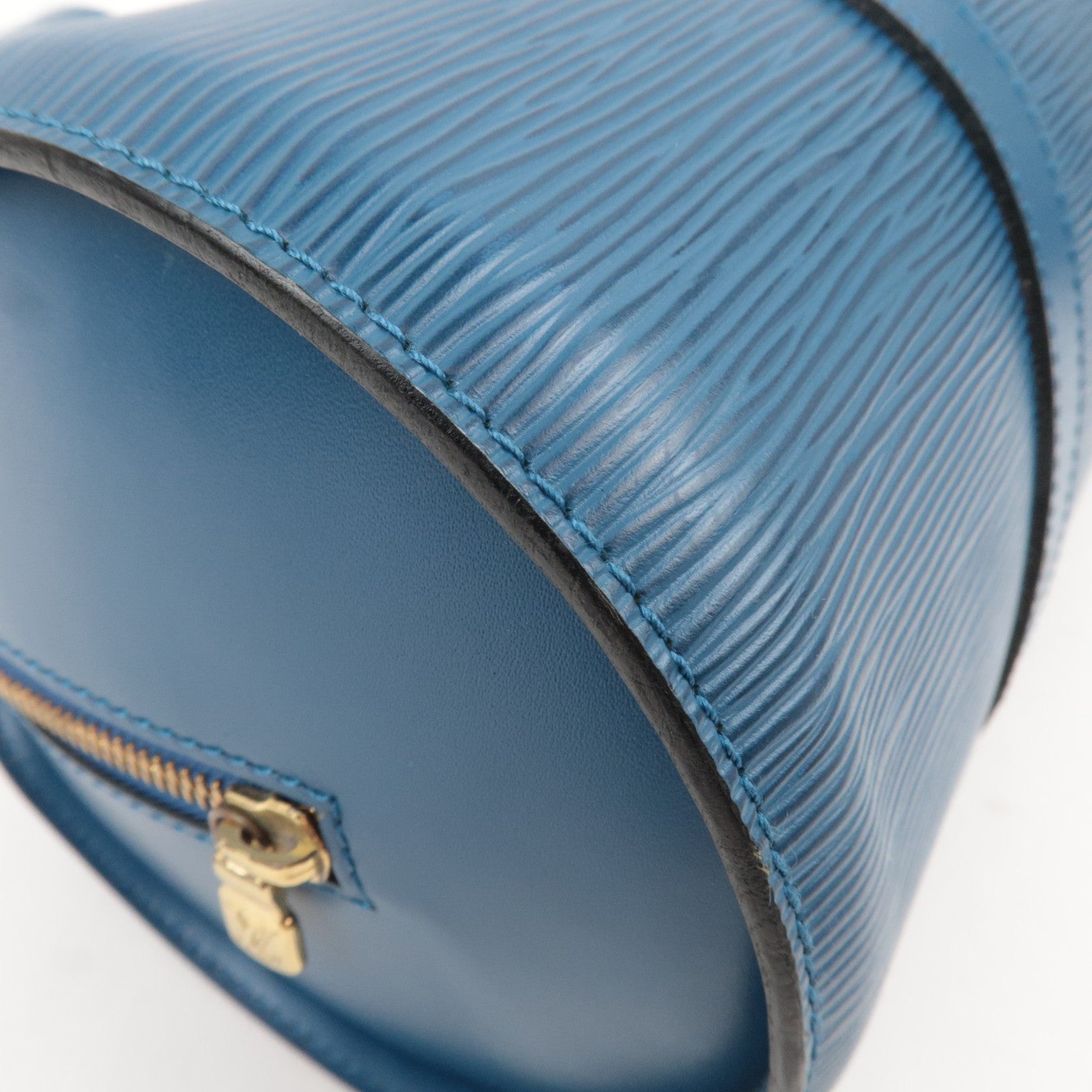 Louis Vuitton Epi Soufflot Shoulder Bag Toledo Blue M52225
