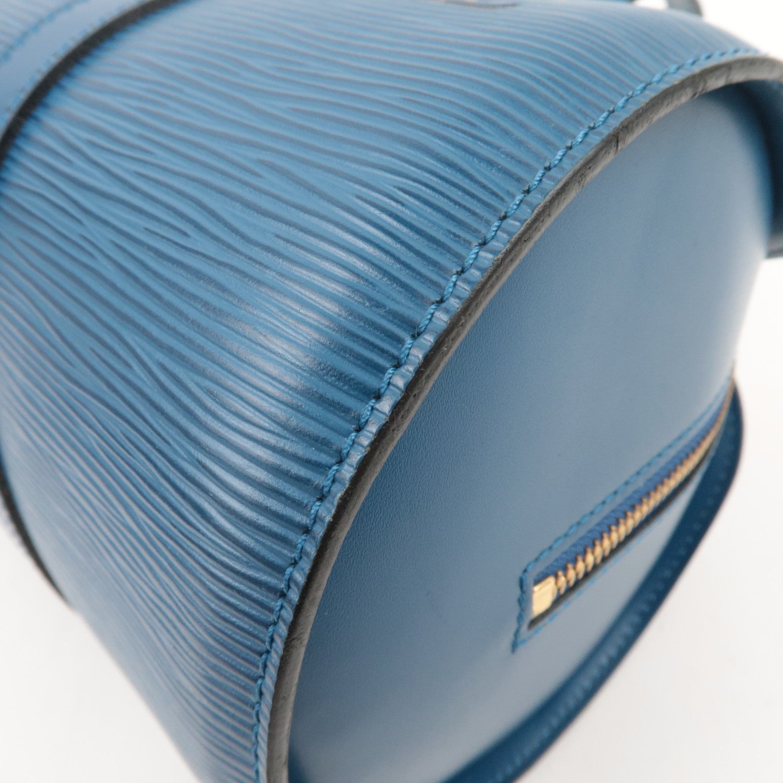 Louis Vuitton Epi Soufflot Shoulder Bag Toledo Blue M52225