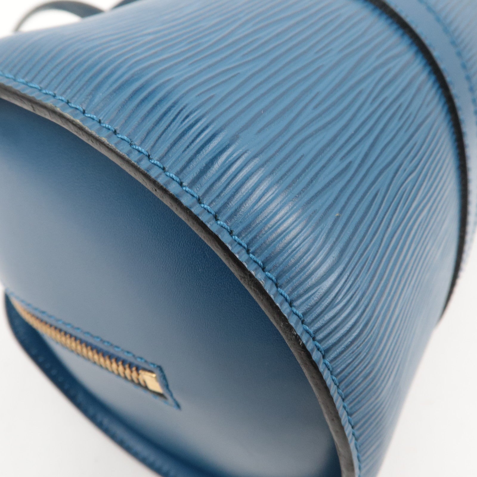 Louis Vuitton Epi Soufflot Shoulder Bag Toledo Blue M52225