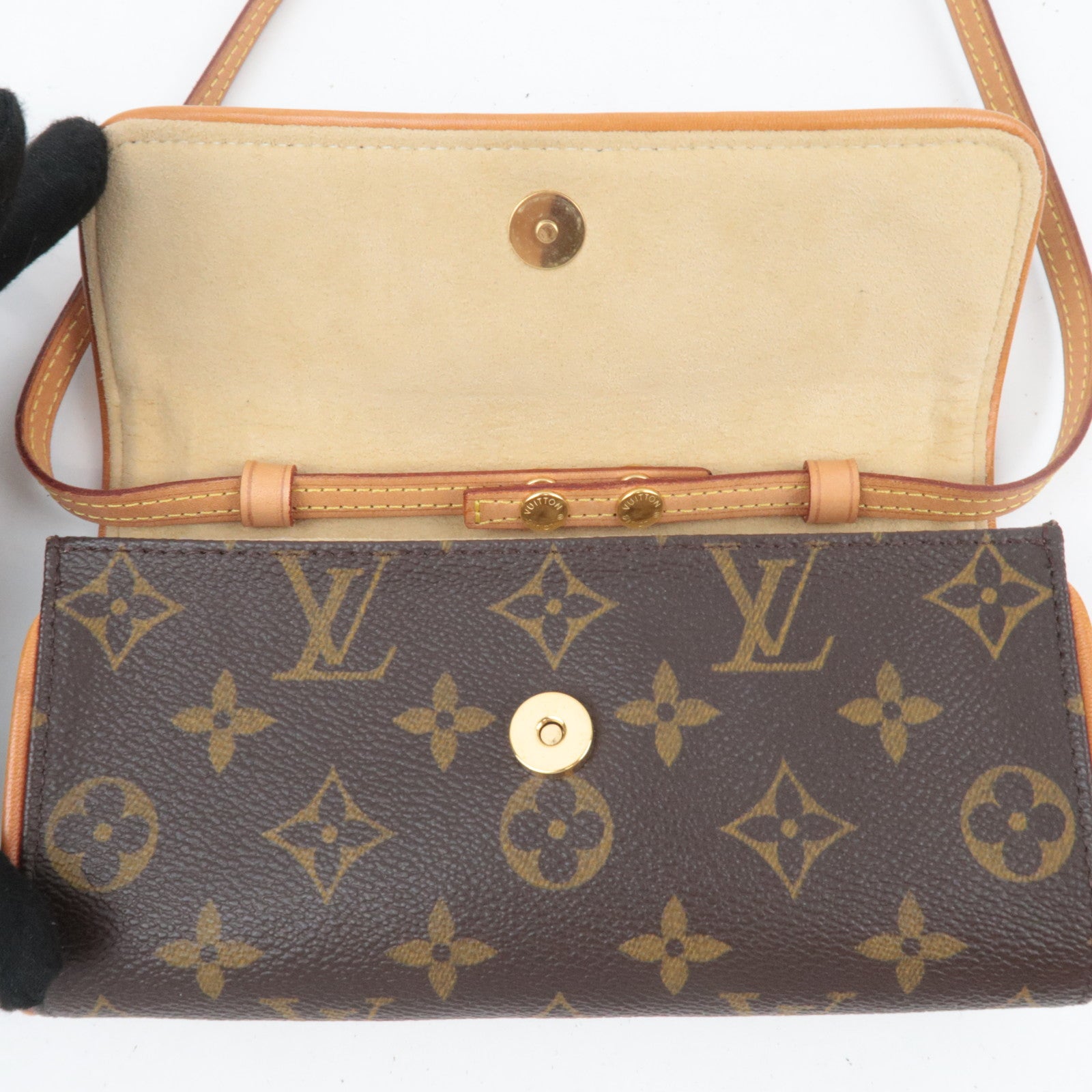Louis Vuitton Monogram Pochette Twin PM Shoulder Bag M51854