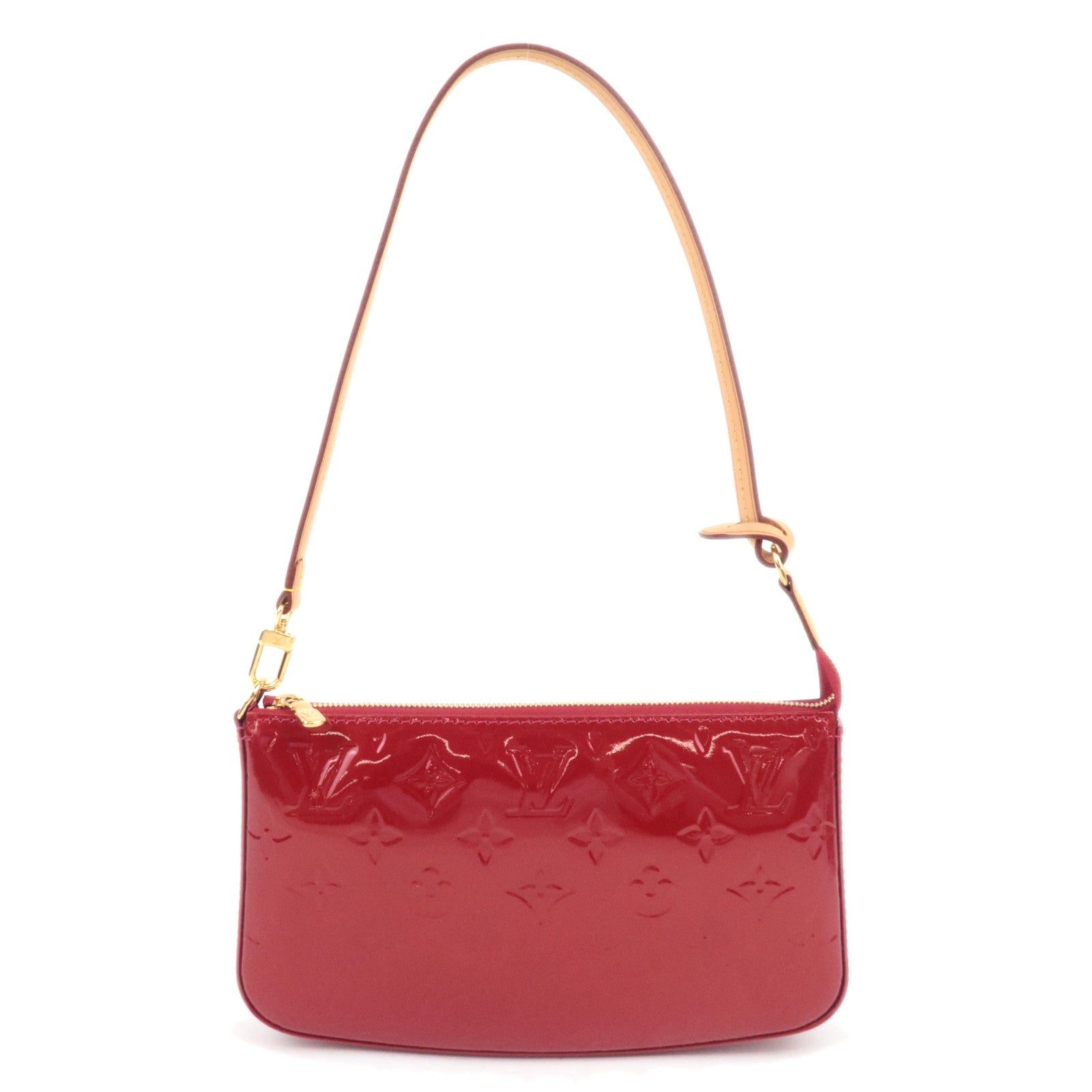 Louis Vuitton Monogram Vernis Pochette Accessoires Shoulder Bag Pomme D'Amour M9157788965