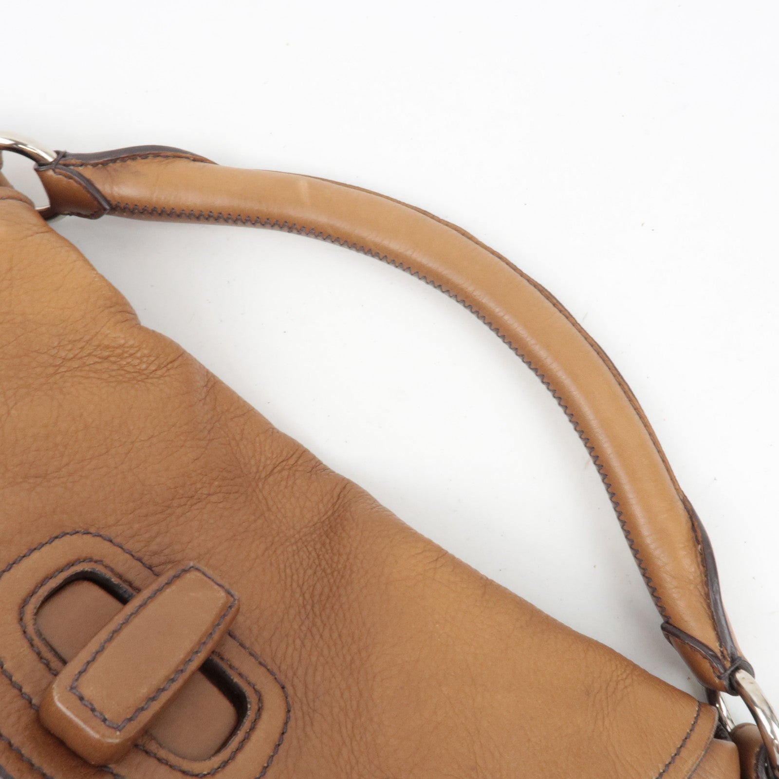 Jil Sander Leather Shoulder Bag Brown