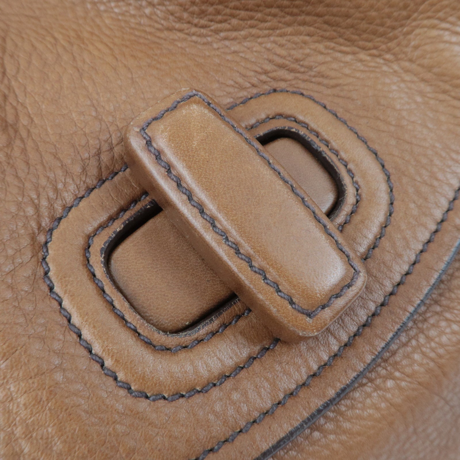 Jil Sander Leather Shoulder Bag Brown