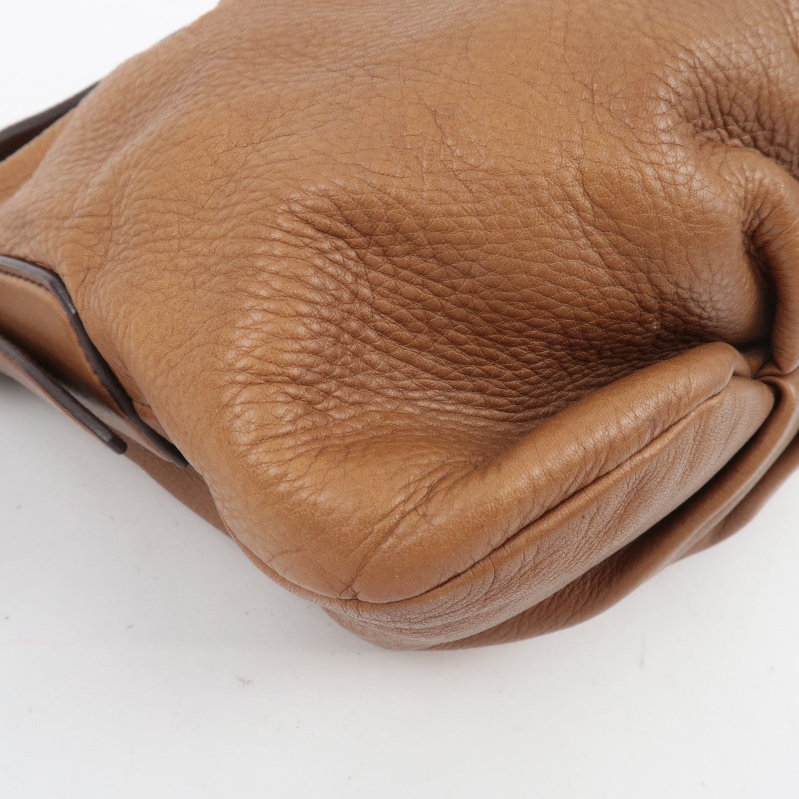 Jil Sander Leather Shoulder Bag Brown
