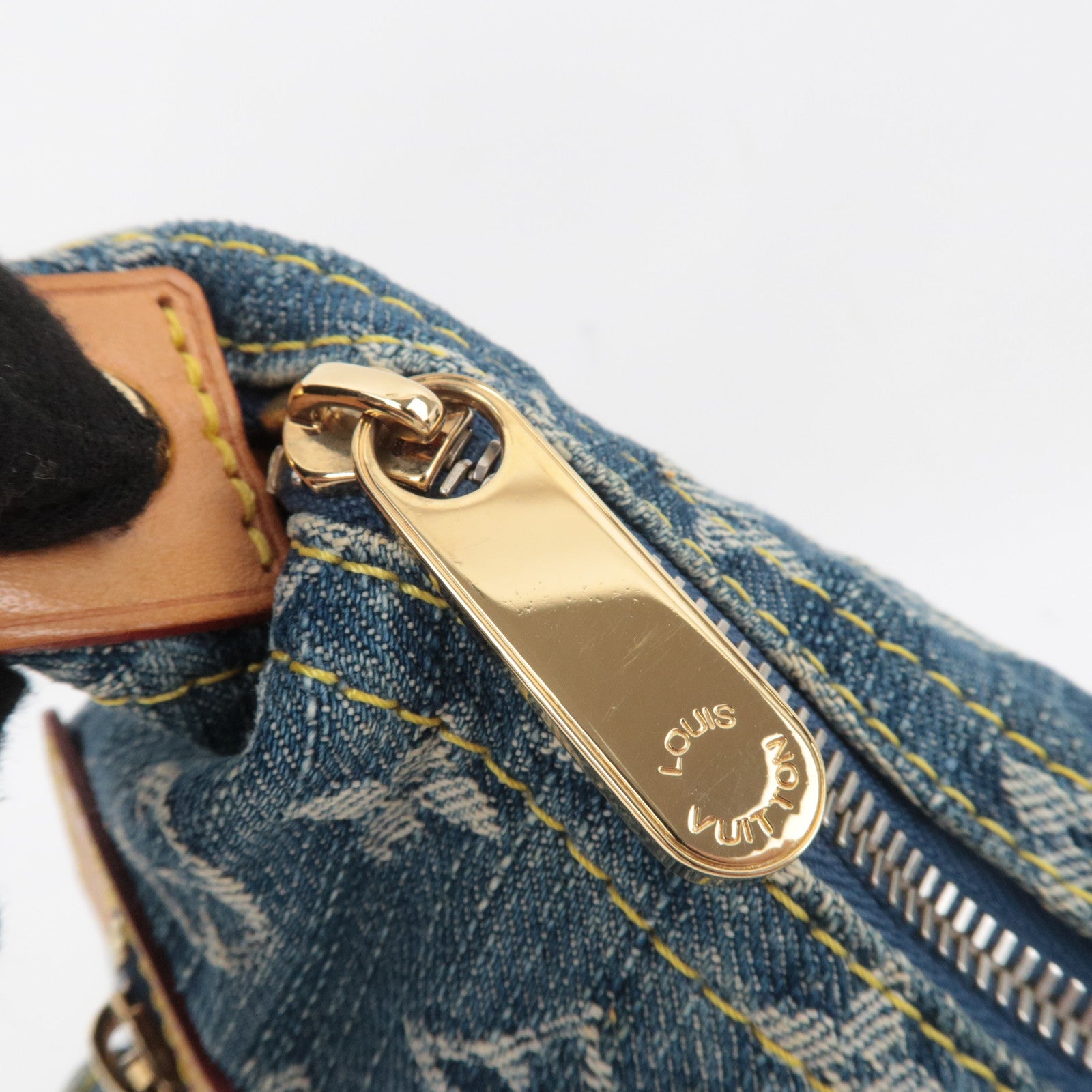 Louis Vuitton Monogram Denim Baggy PM Shoulder Bag M95049