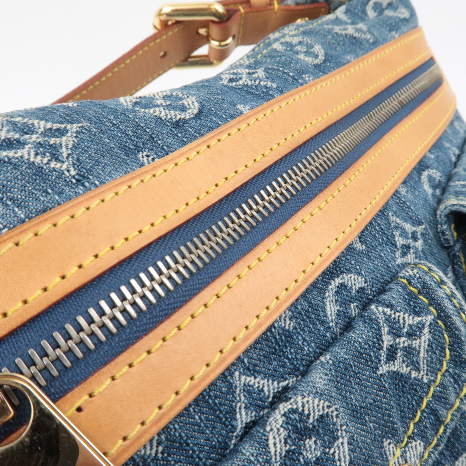 Louis Vuitton Monogram Denim Baggy PM Shoulder Bag M95049