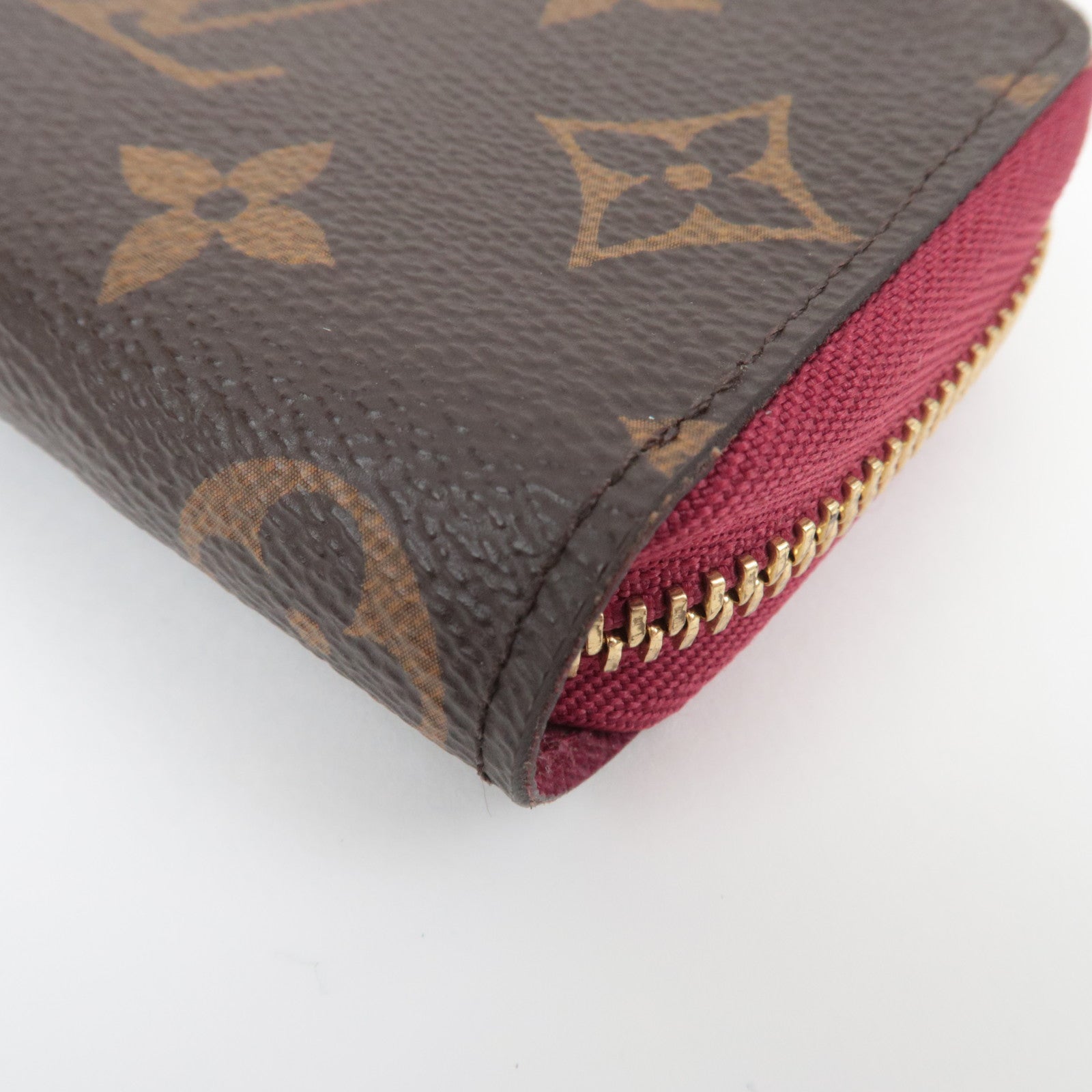 Louis Vuitton Monogram Multi Cartes Coin Case Fuchsia M61299