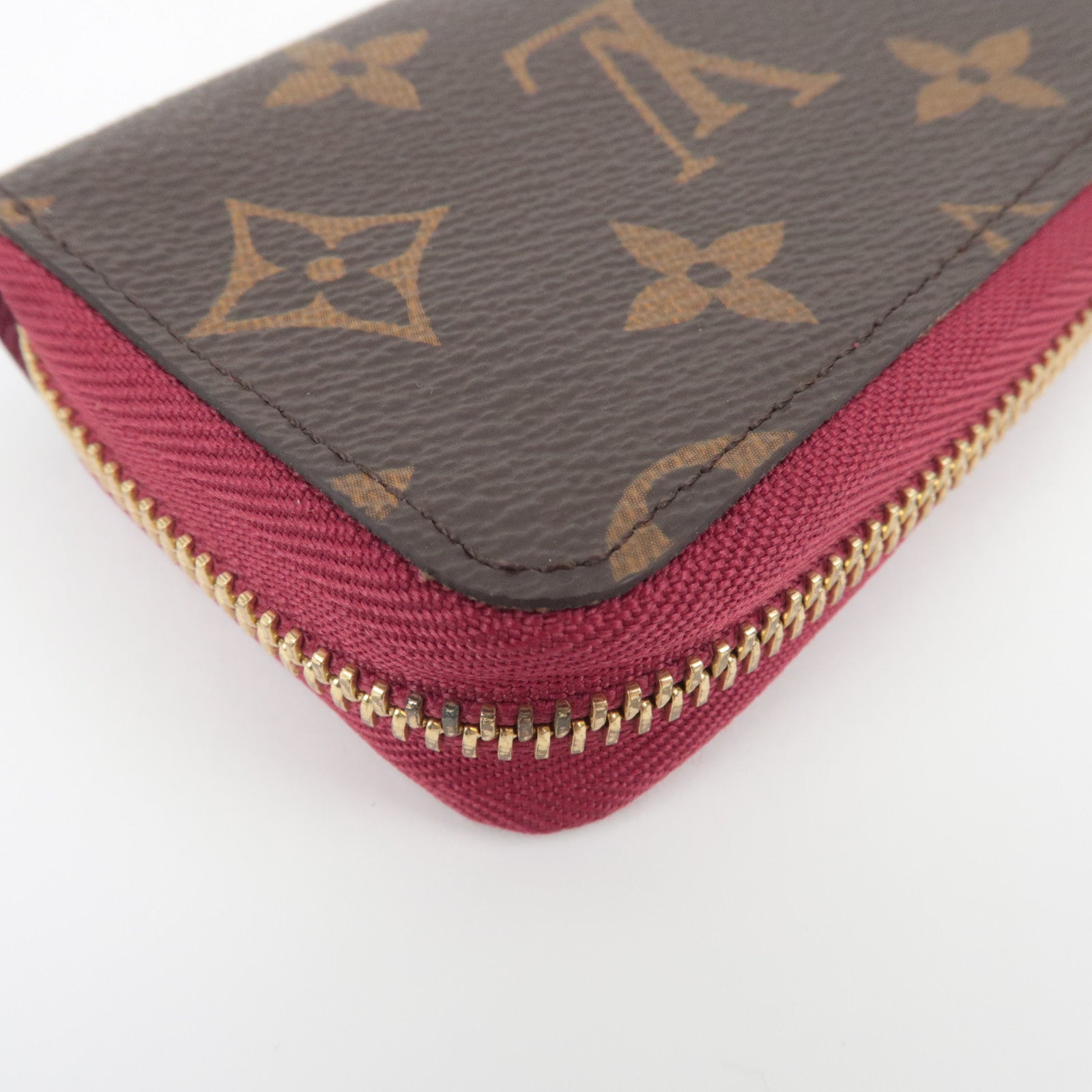 Louis Vuitton Monogram Multi Cartes Coin Case Fuchsia M61299