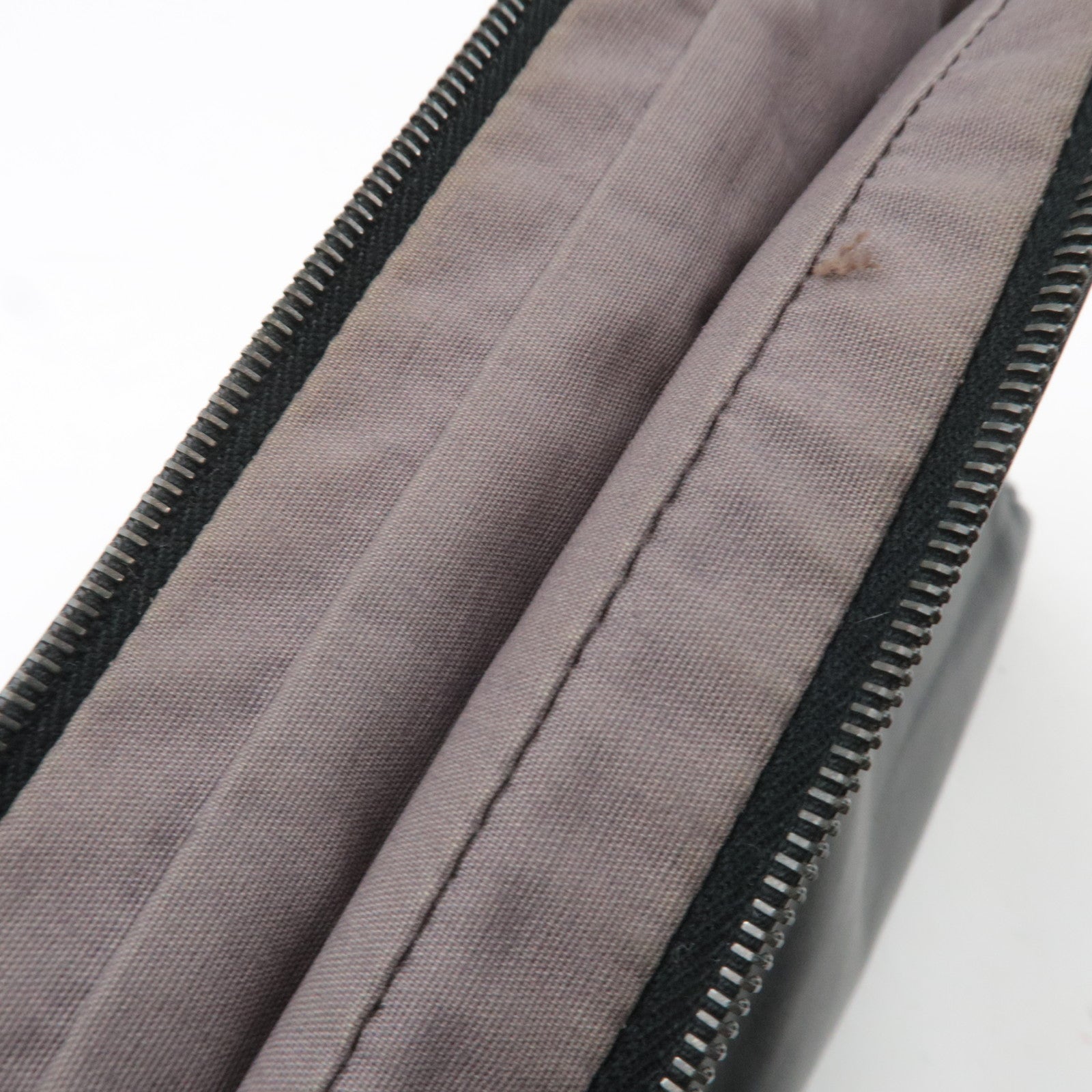 BOTTEGA VENETA Intrecciato Leather Clutch Bag Black