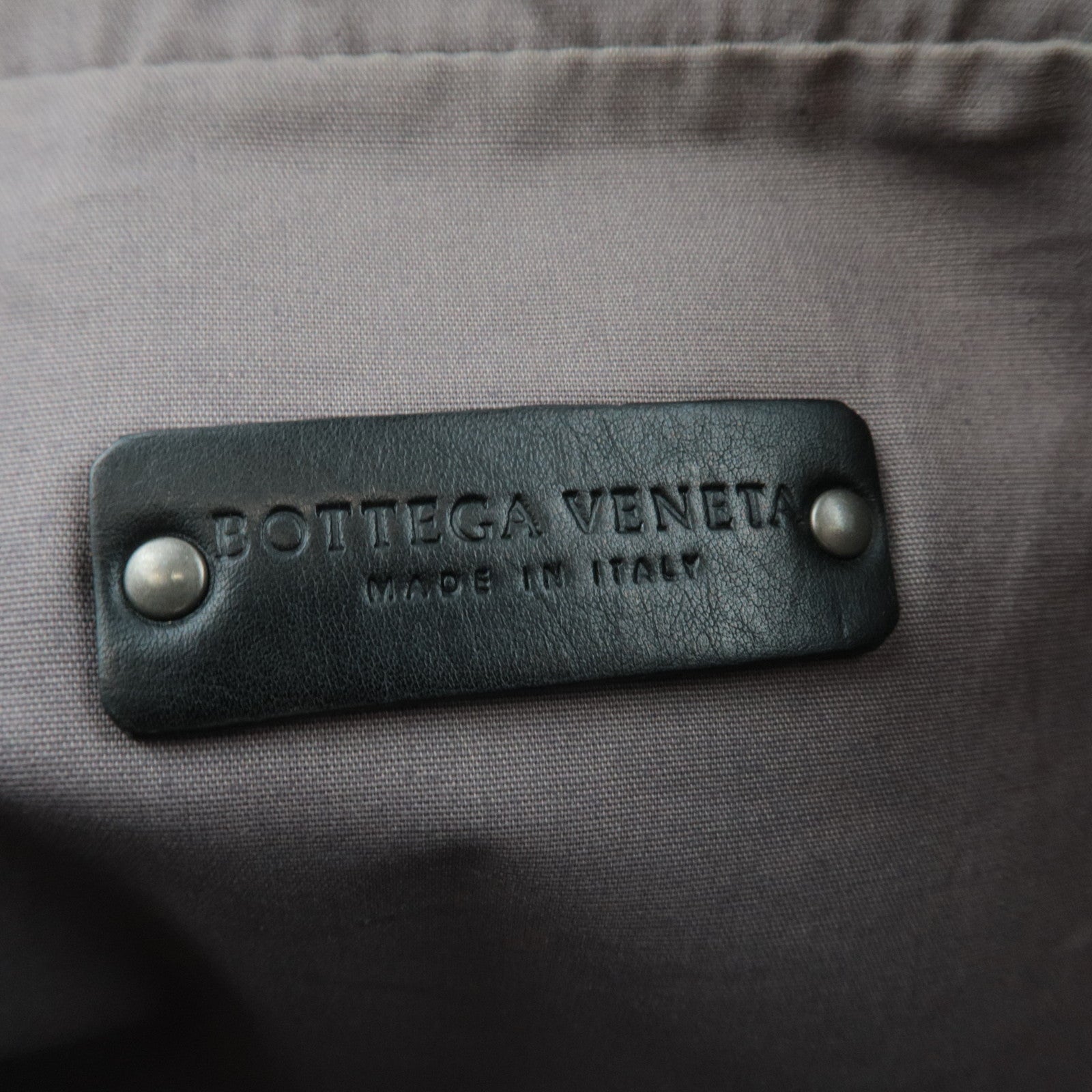BOTTEGA VENETA Intrecciato Leather Clutch Bag Black